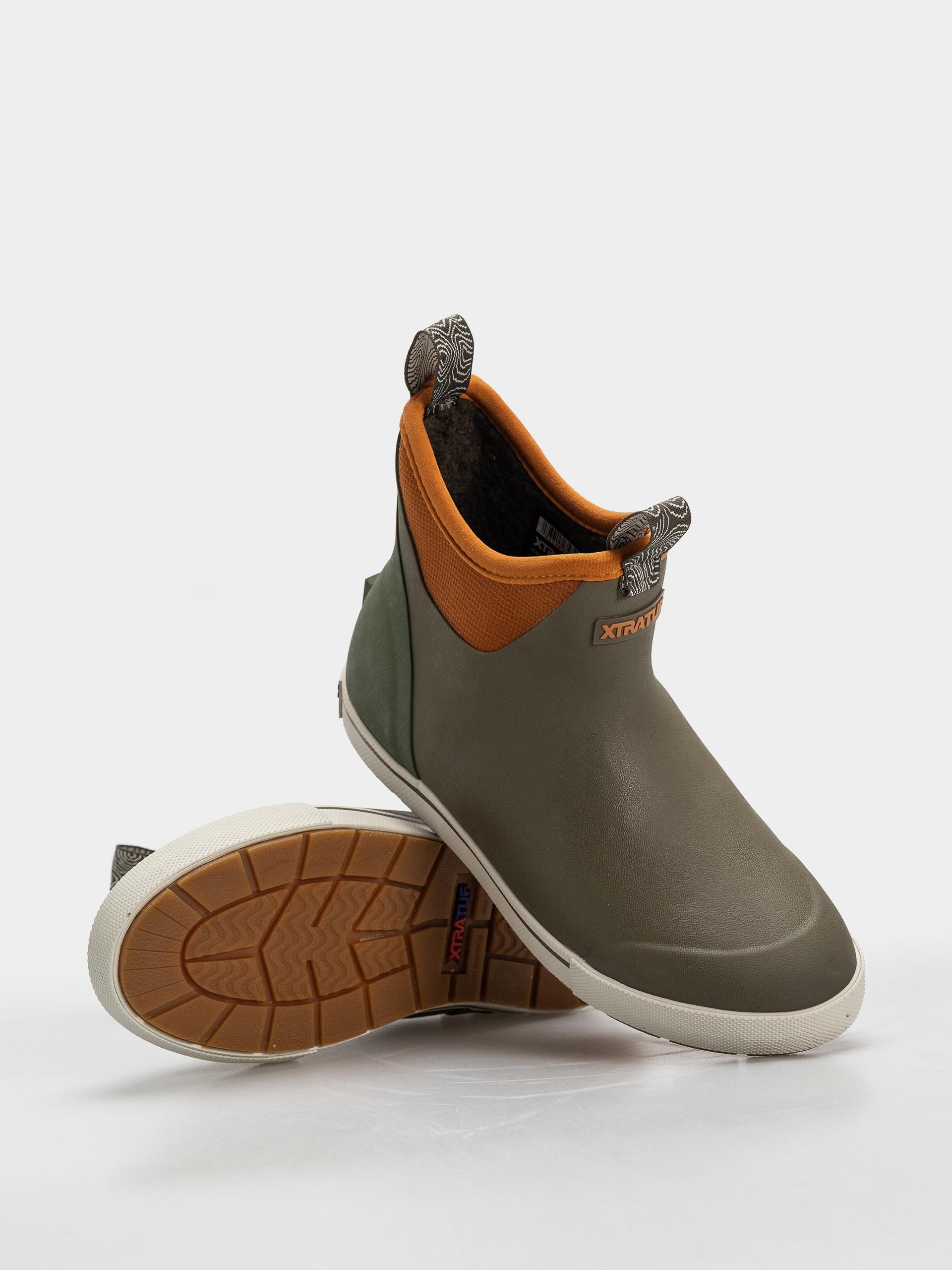 Xtratuf Camp Collection Ankle Deck Boot Schuhe (dark olive spice)