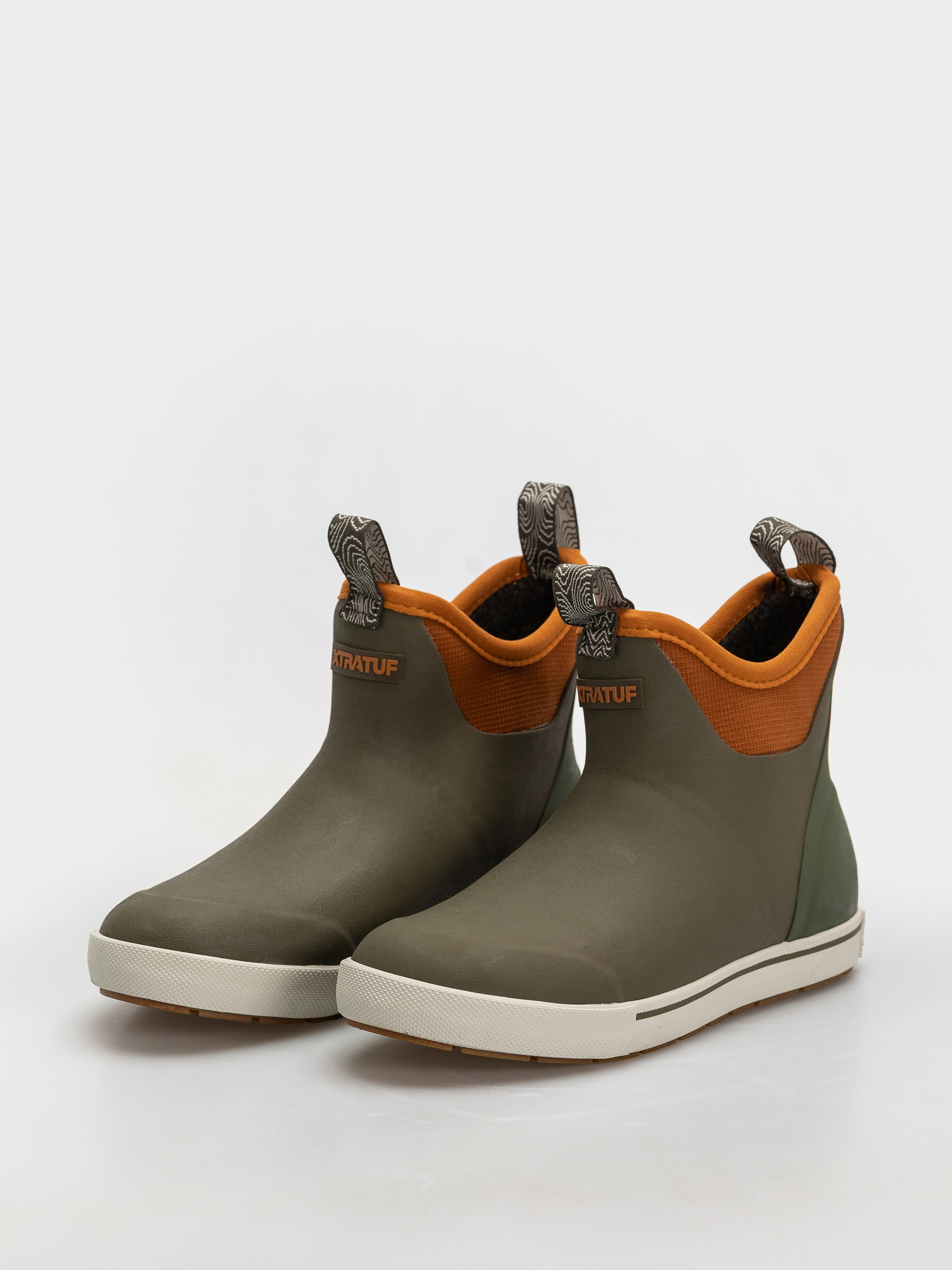 Xtratuf Camp Collection Ankle Deck Boot Schuhe (dark olive spice)