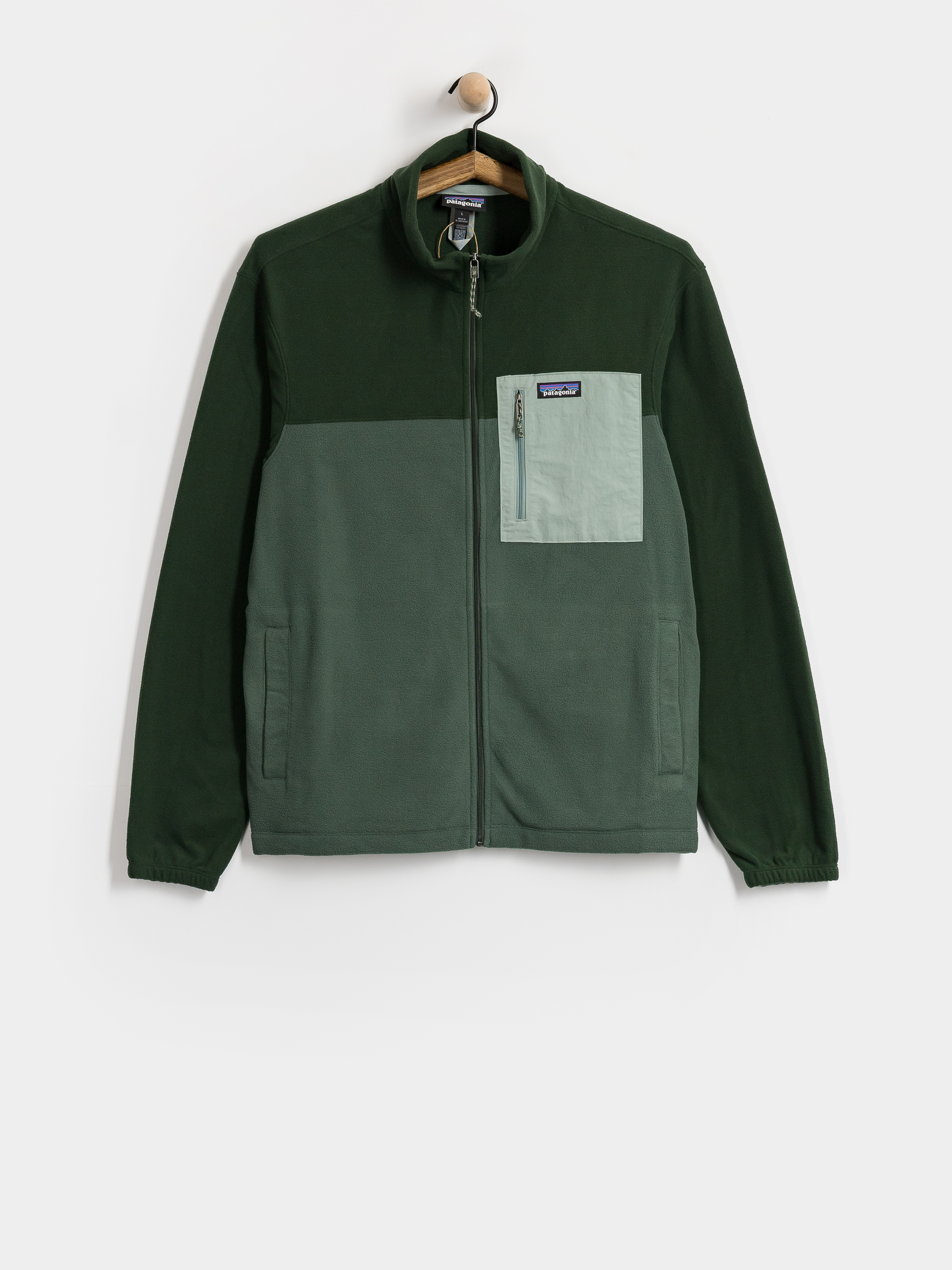 Patagonia Micro D Patch Pocket Jacket (canopy green)