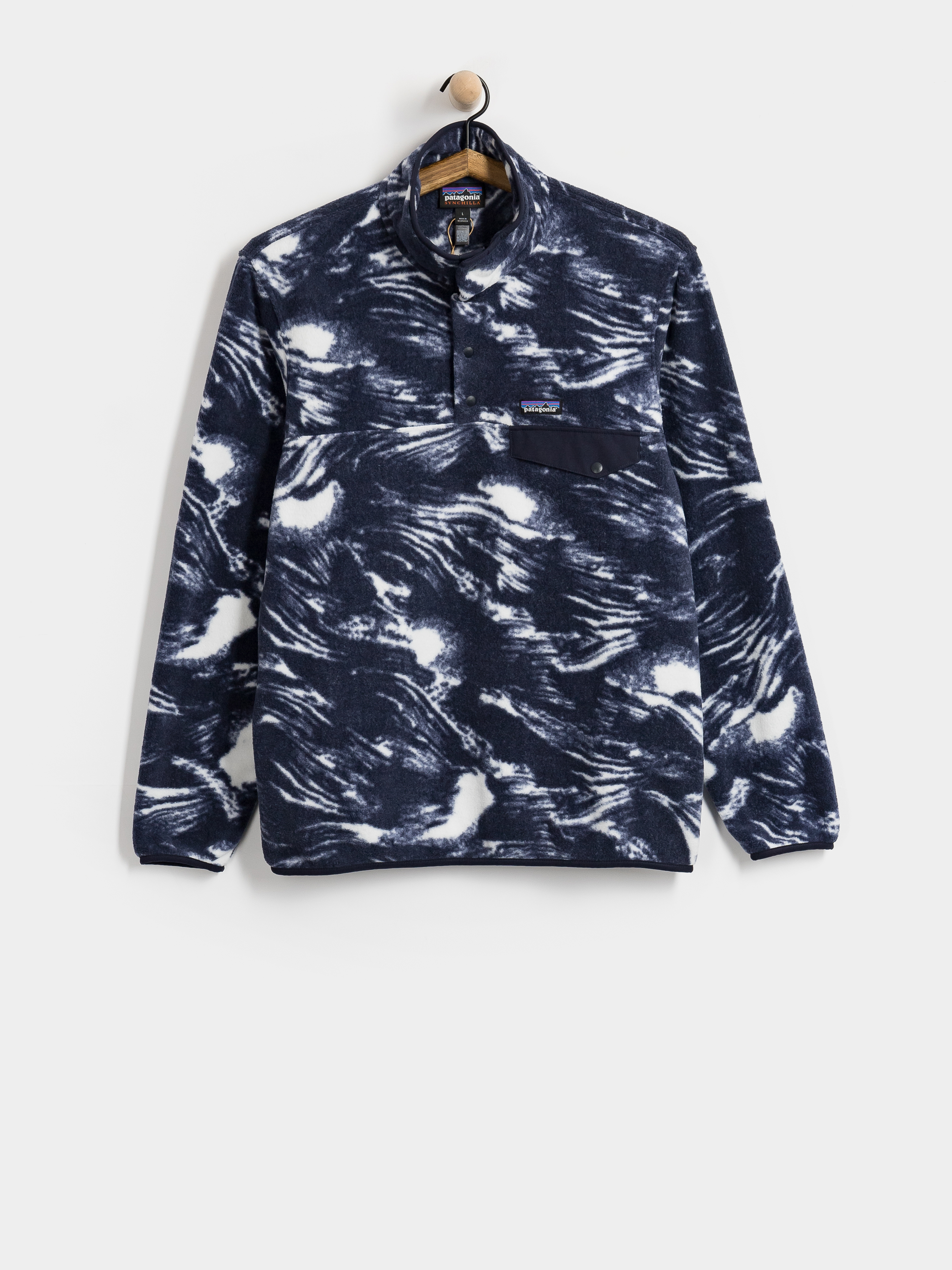Patagonia LW Synch Snap T Fleece  (polar breeze sunken blue)