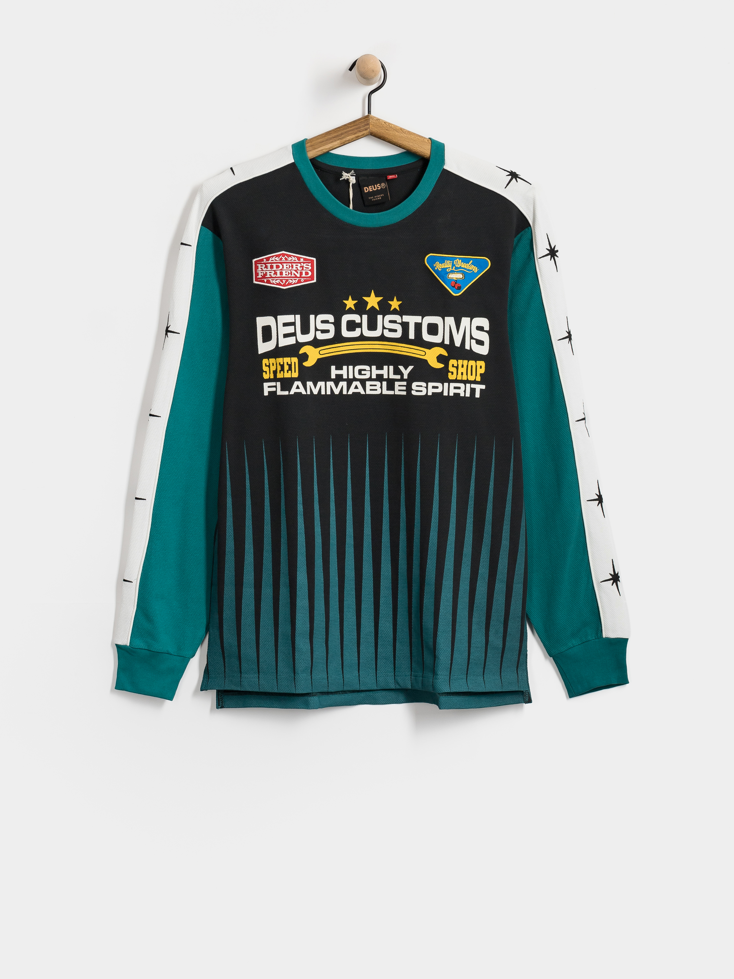 Deus Ex Machina Trife Life Moto Jersey Longsleeve (black)