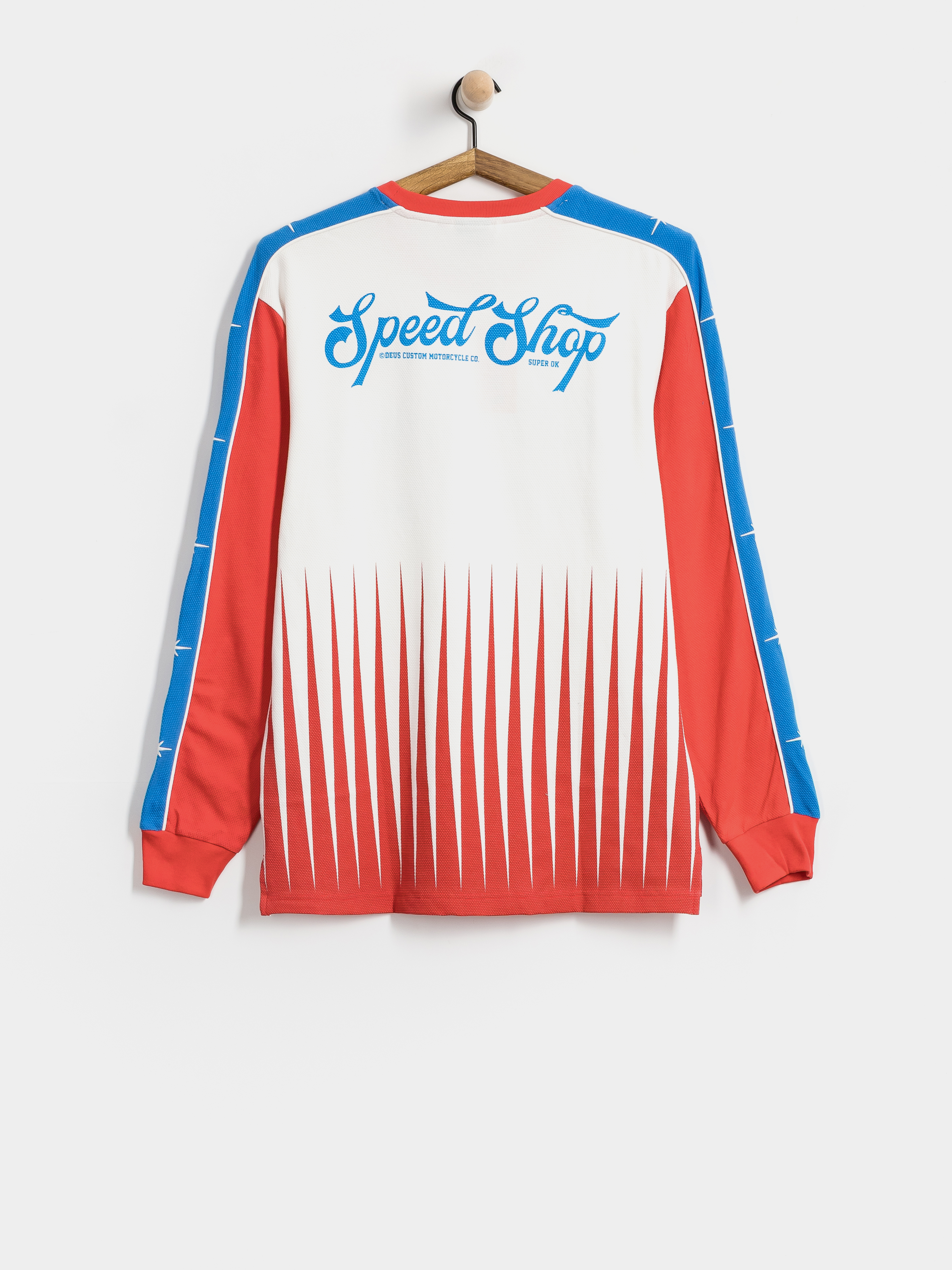 Deus Ex Machina Trife Life Moto Jersey Longsleeve (tofu white)