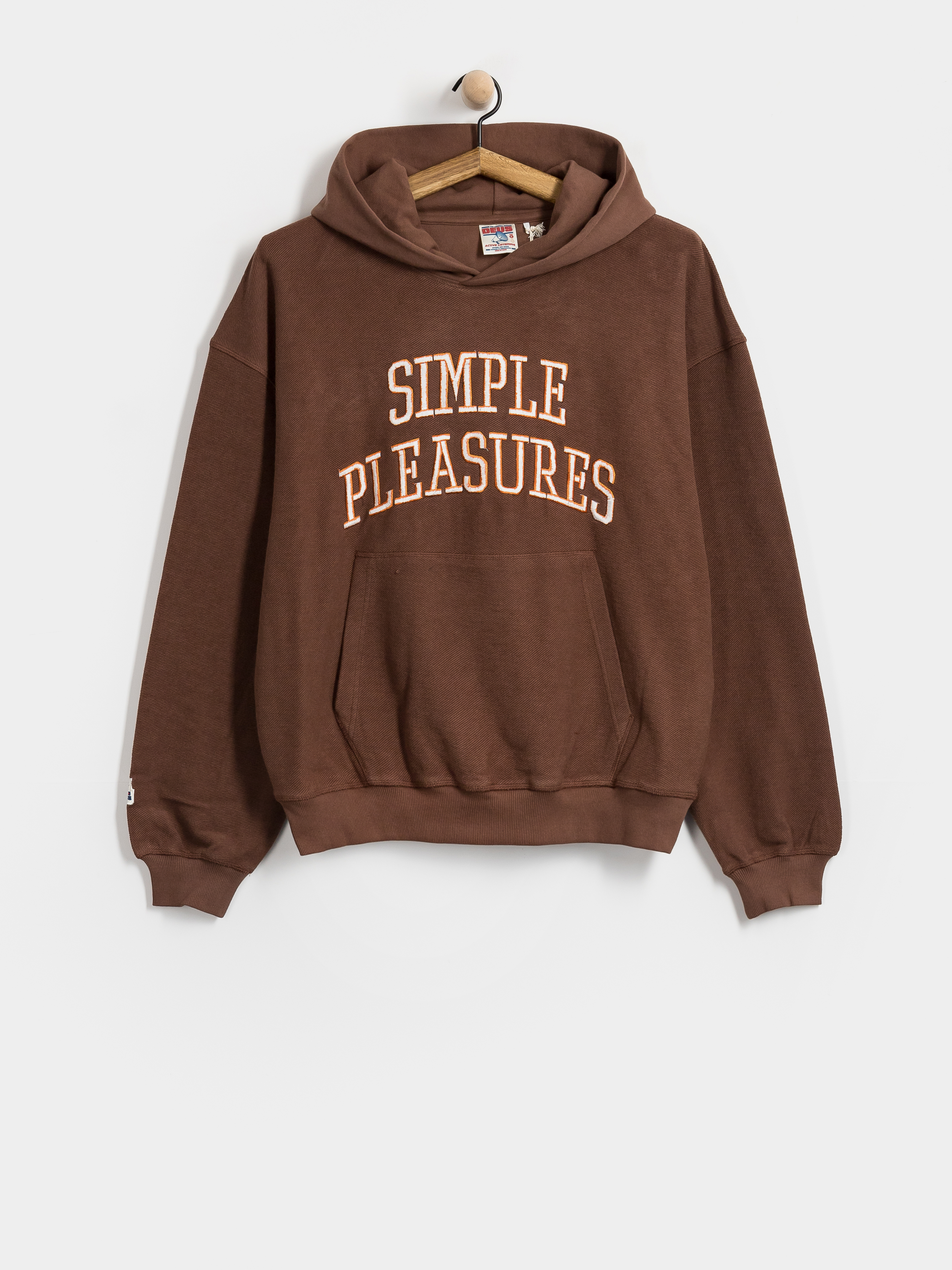Deus Ex Machina Unfinished HD Hoodie (downtown brown)