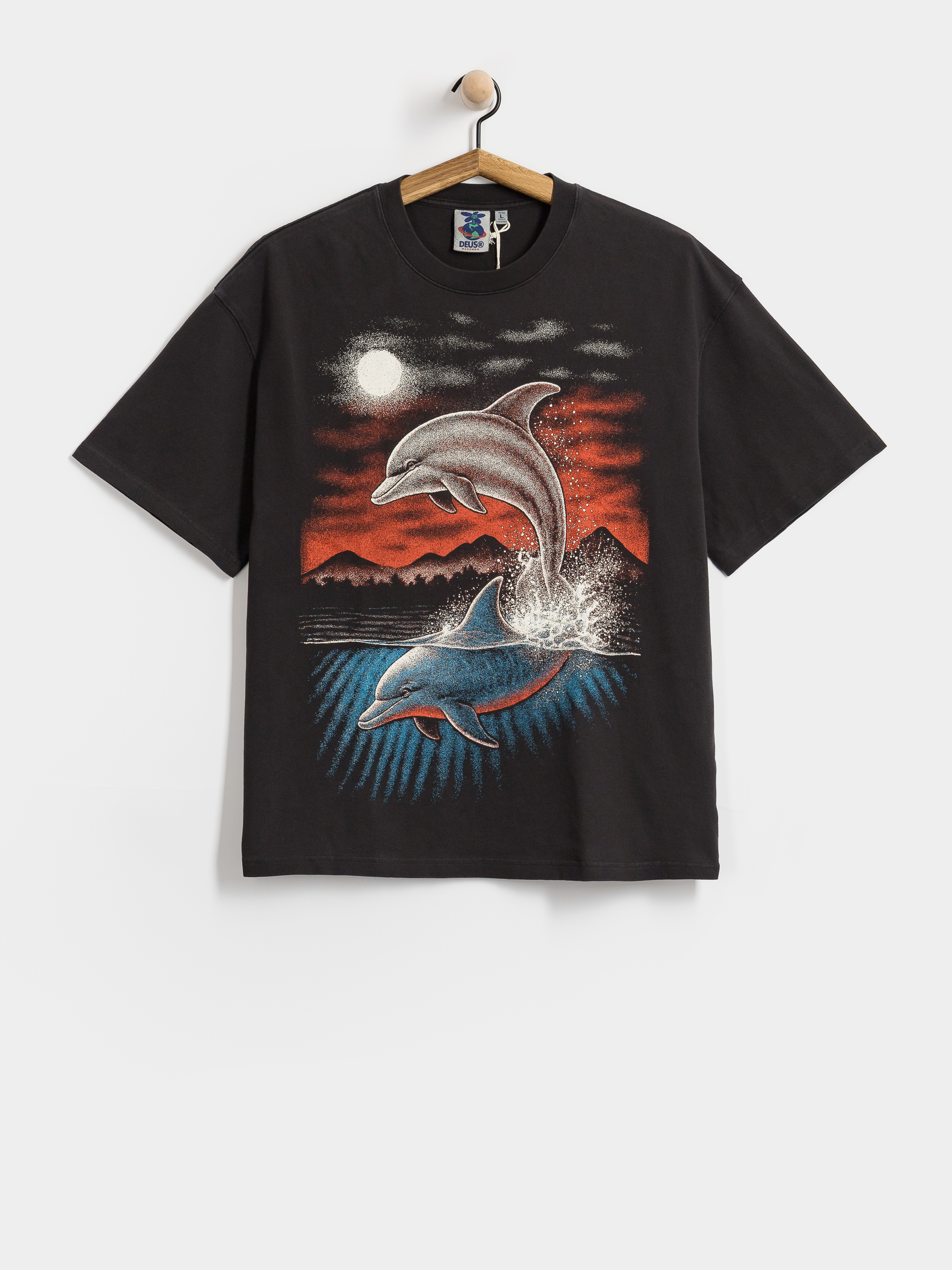 Deus Ex Machina Lovers Os T-shirt (black beauty)