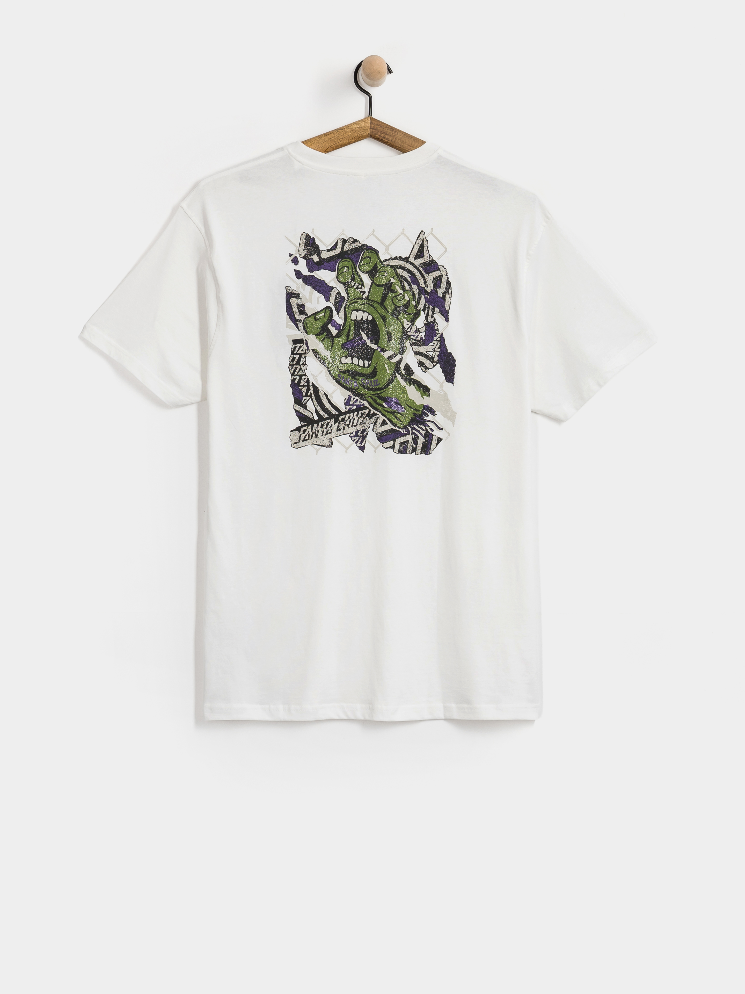 Santa Cruz Damaged Hand T-shirt (white)
