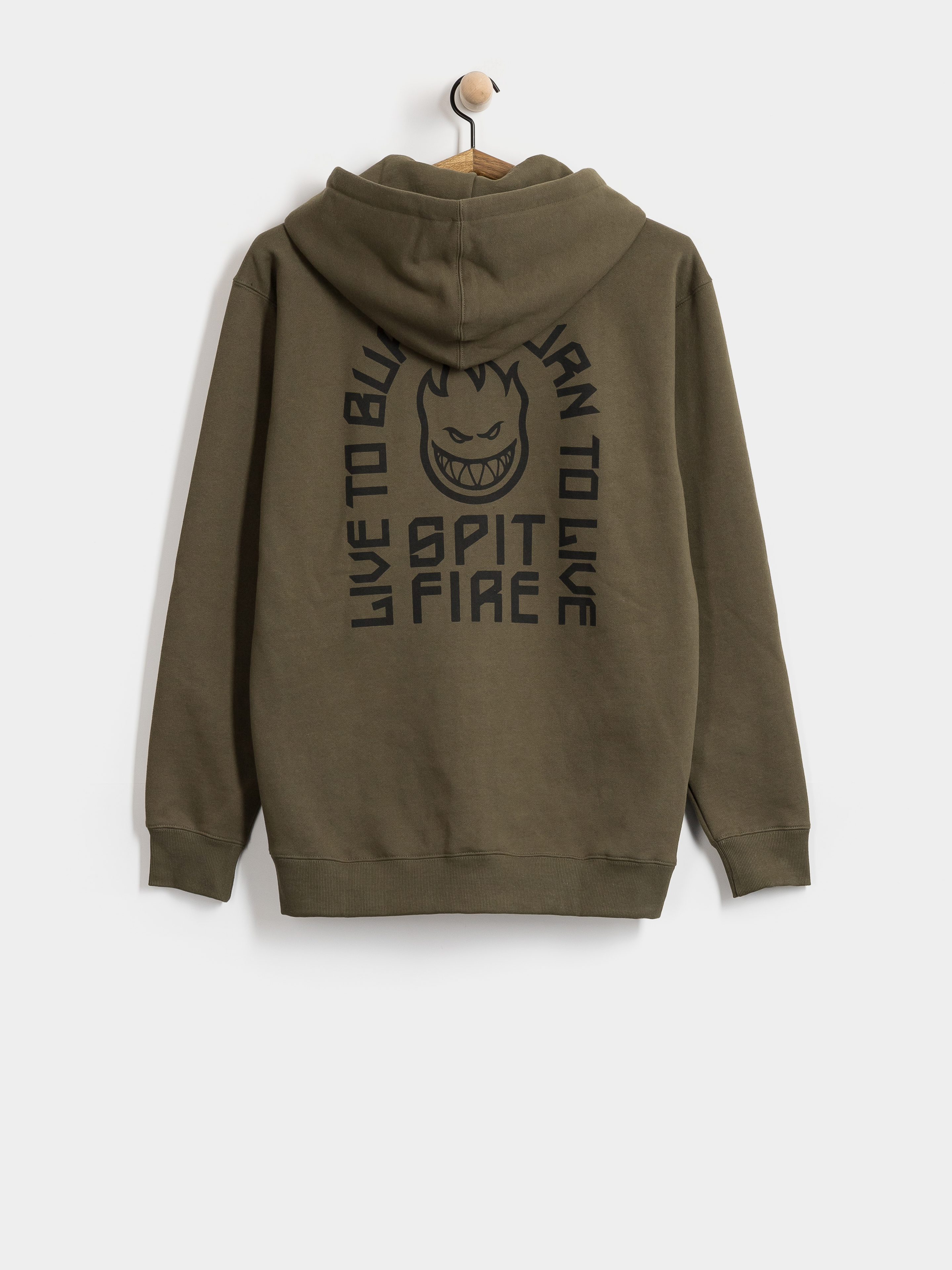 Spitfire Ltb Arch Emb ZHD Hoodie (olive)