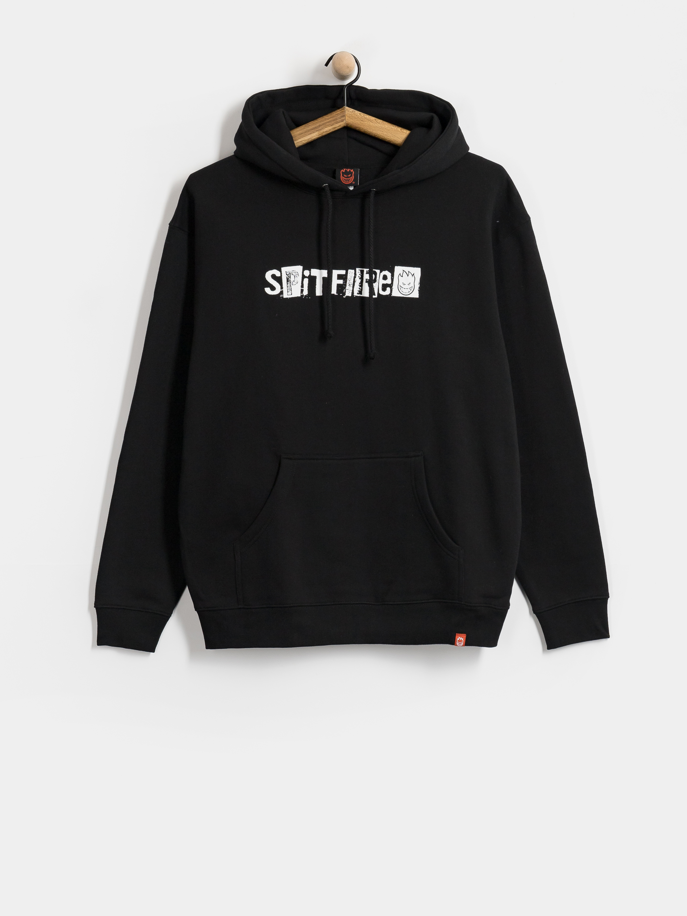 Spitfire Ransom II HD Hoodie (black w/white print)