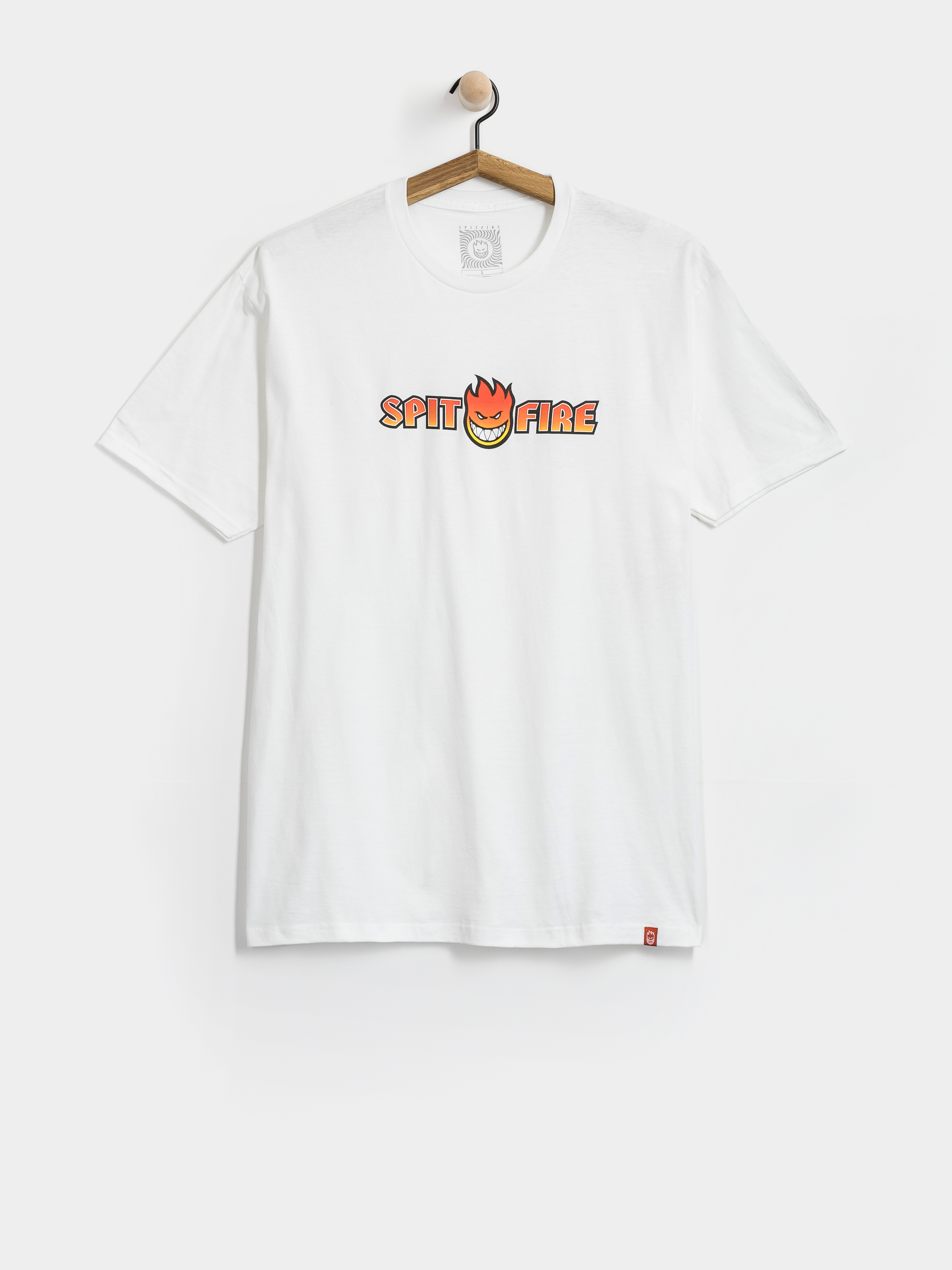 Spitfire Og Split Fade Fill T-Shirt (white w/multi color print)
