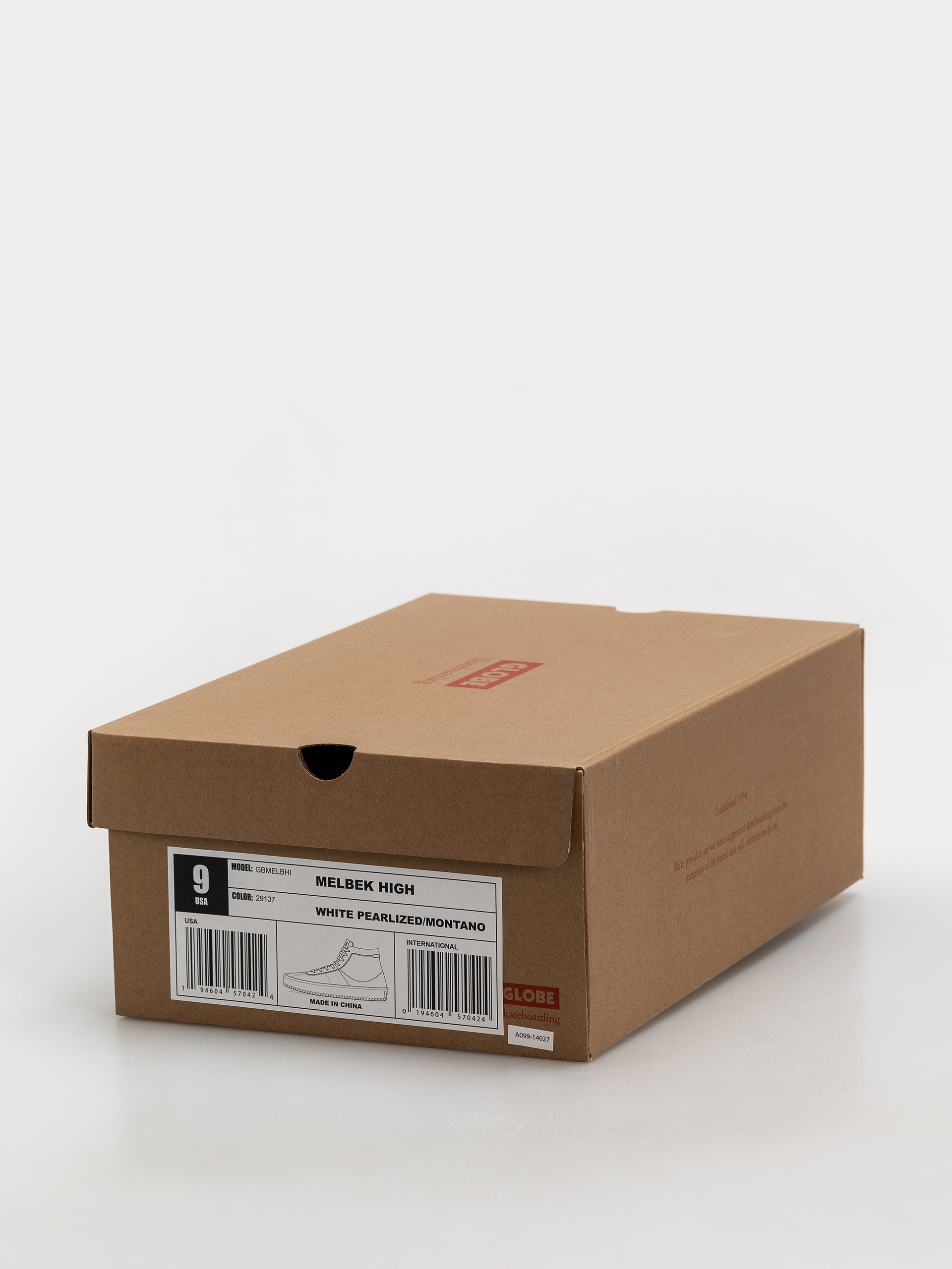 Globe Shoes Melbek High (white pearlized/montano)