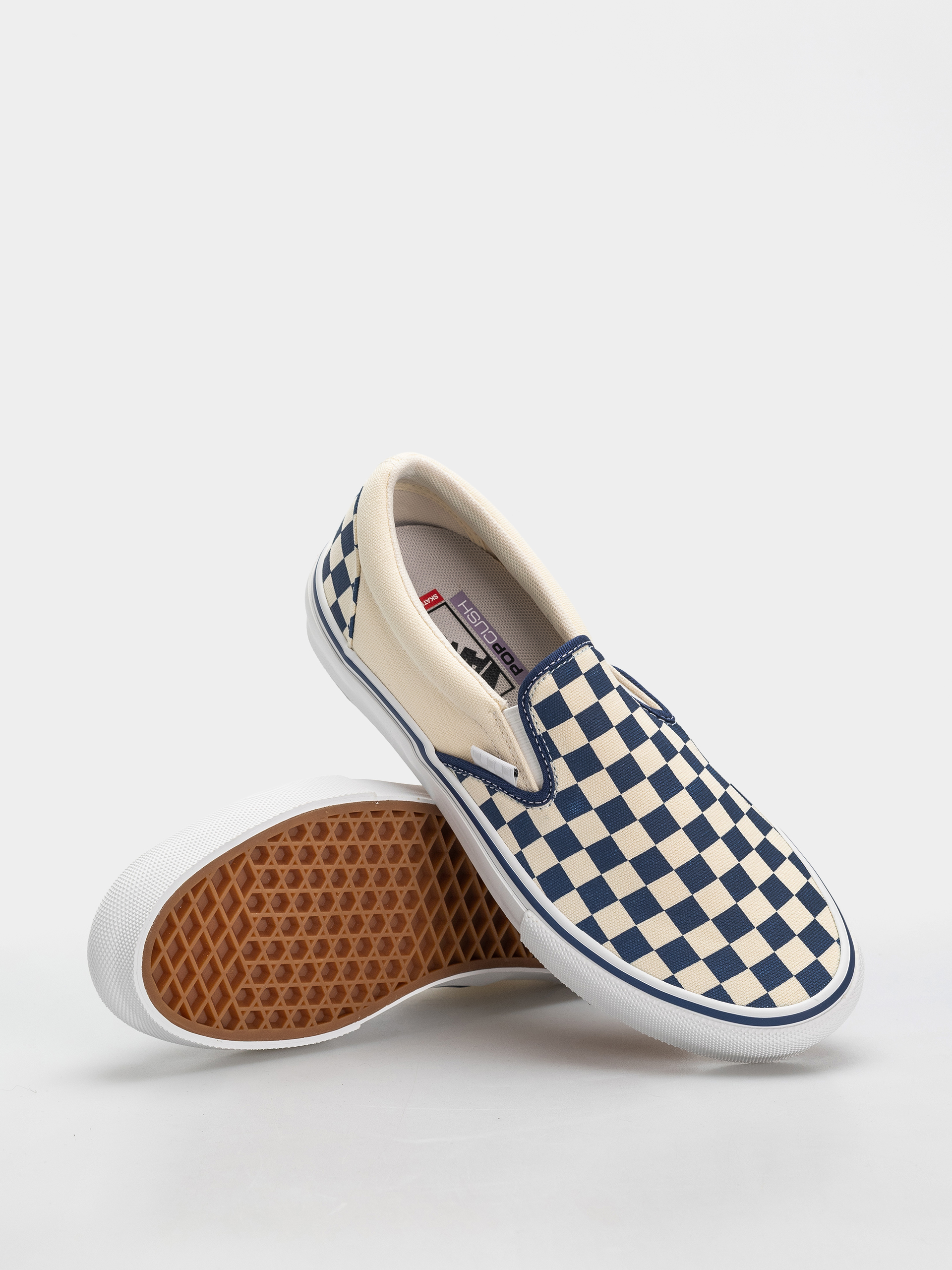Vans Schuhe Skate Slip On (blue checkerboard)