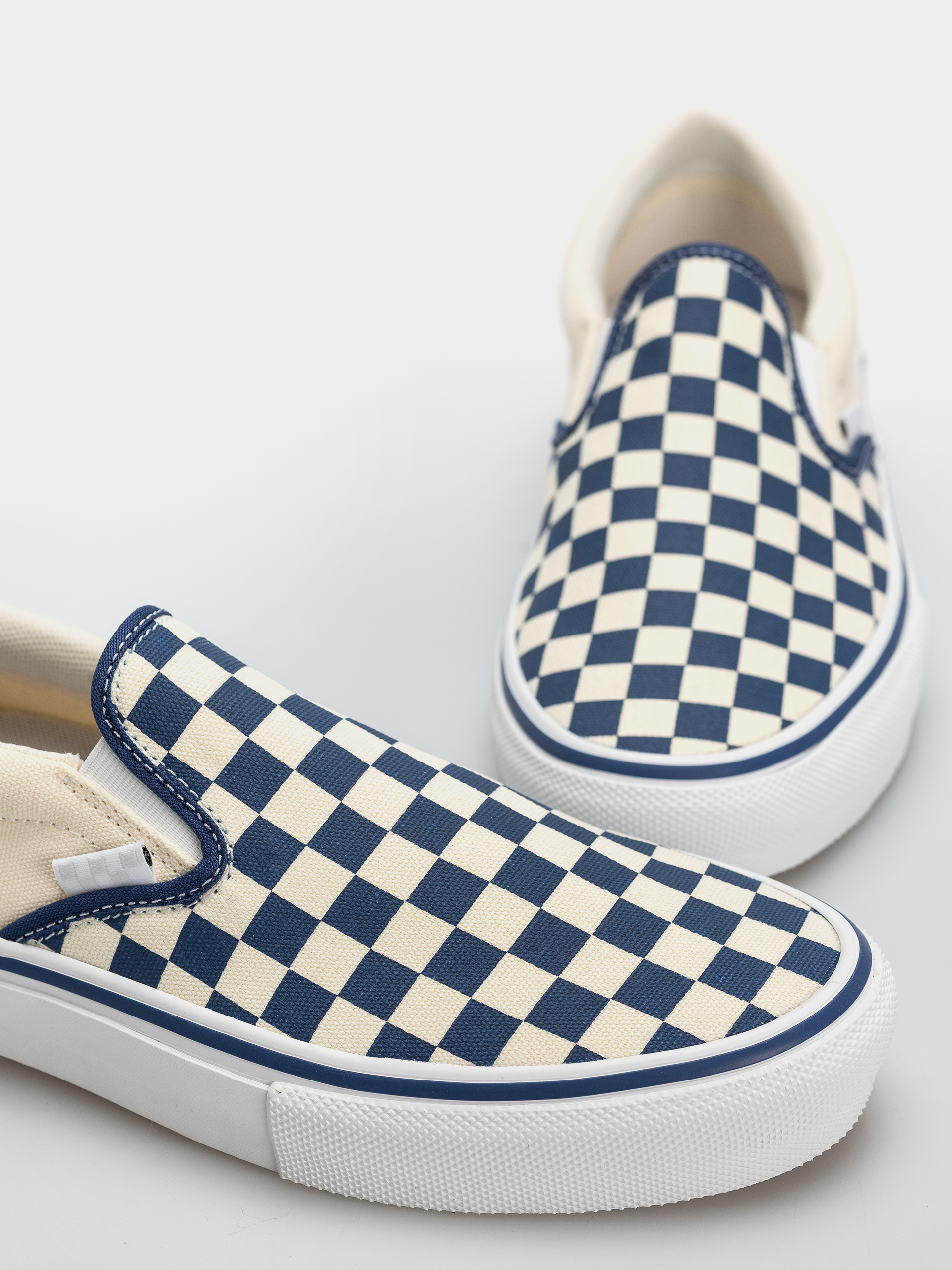 Vans Shoes Skate Slip On (blue checkerboard)