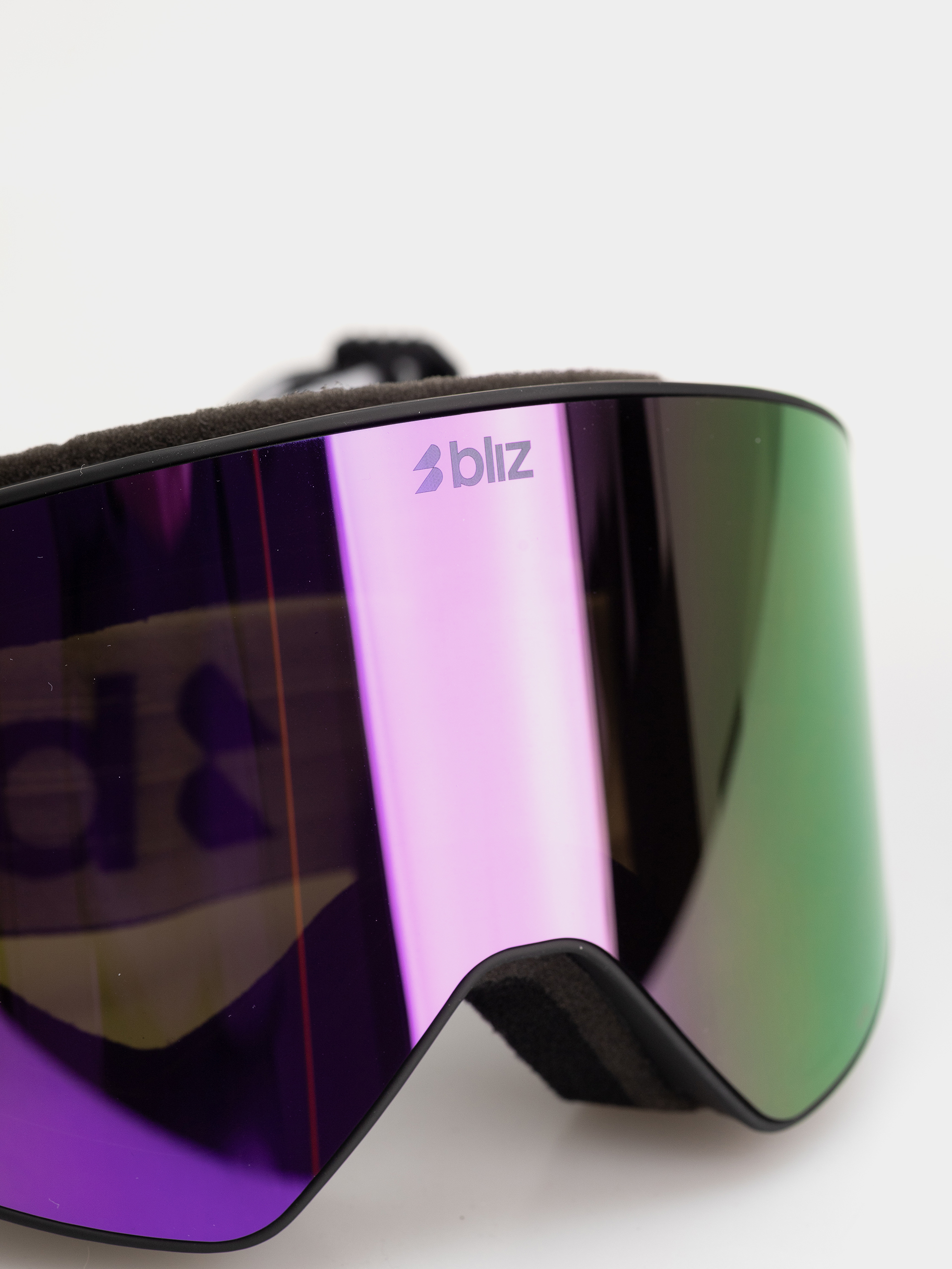 Bliz Goggle Flow (matte black/brown w purple multi)