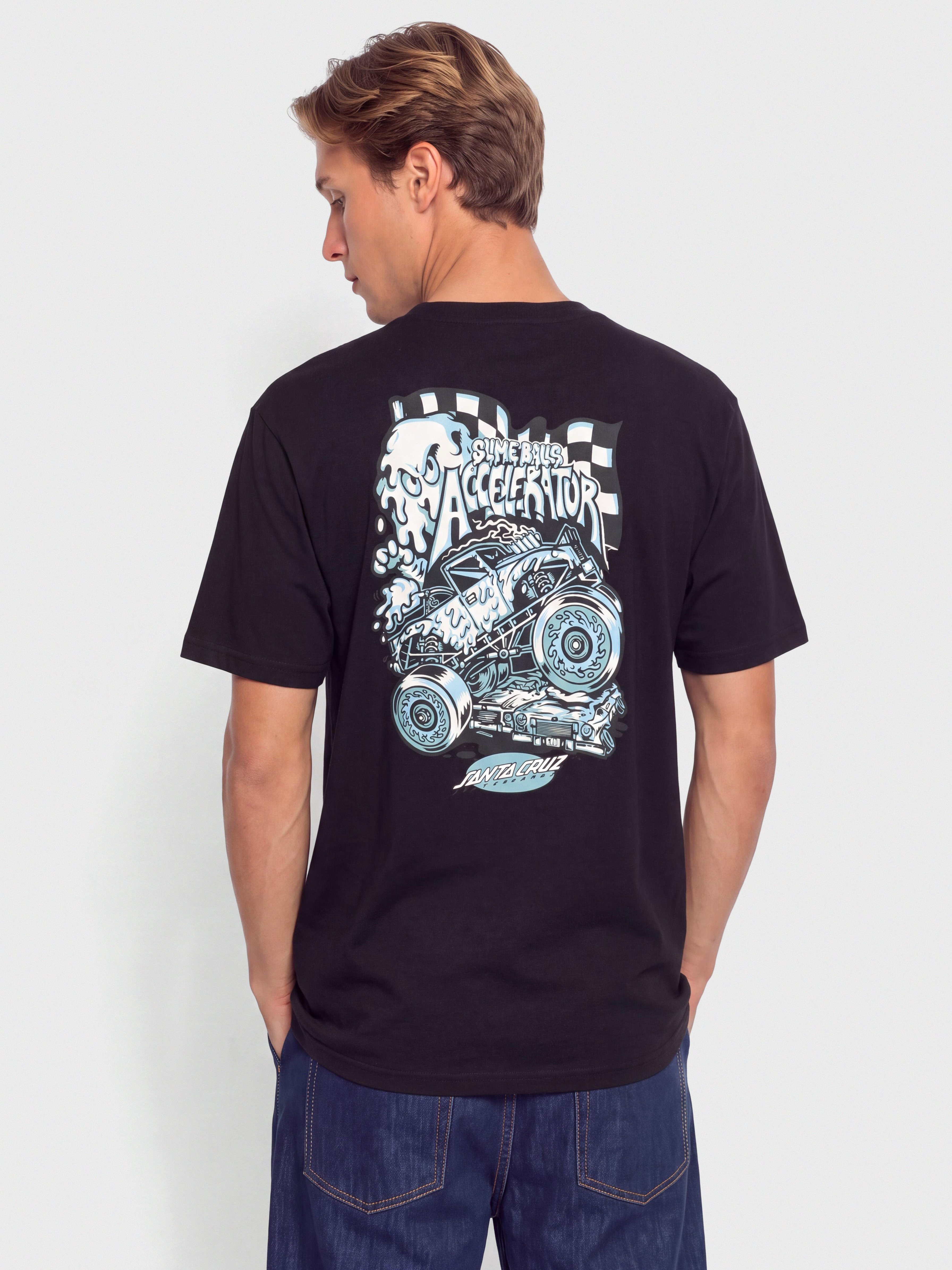 Santa Cruz Slime Balls Accelerator T-Shirt (black)