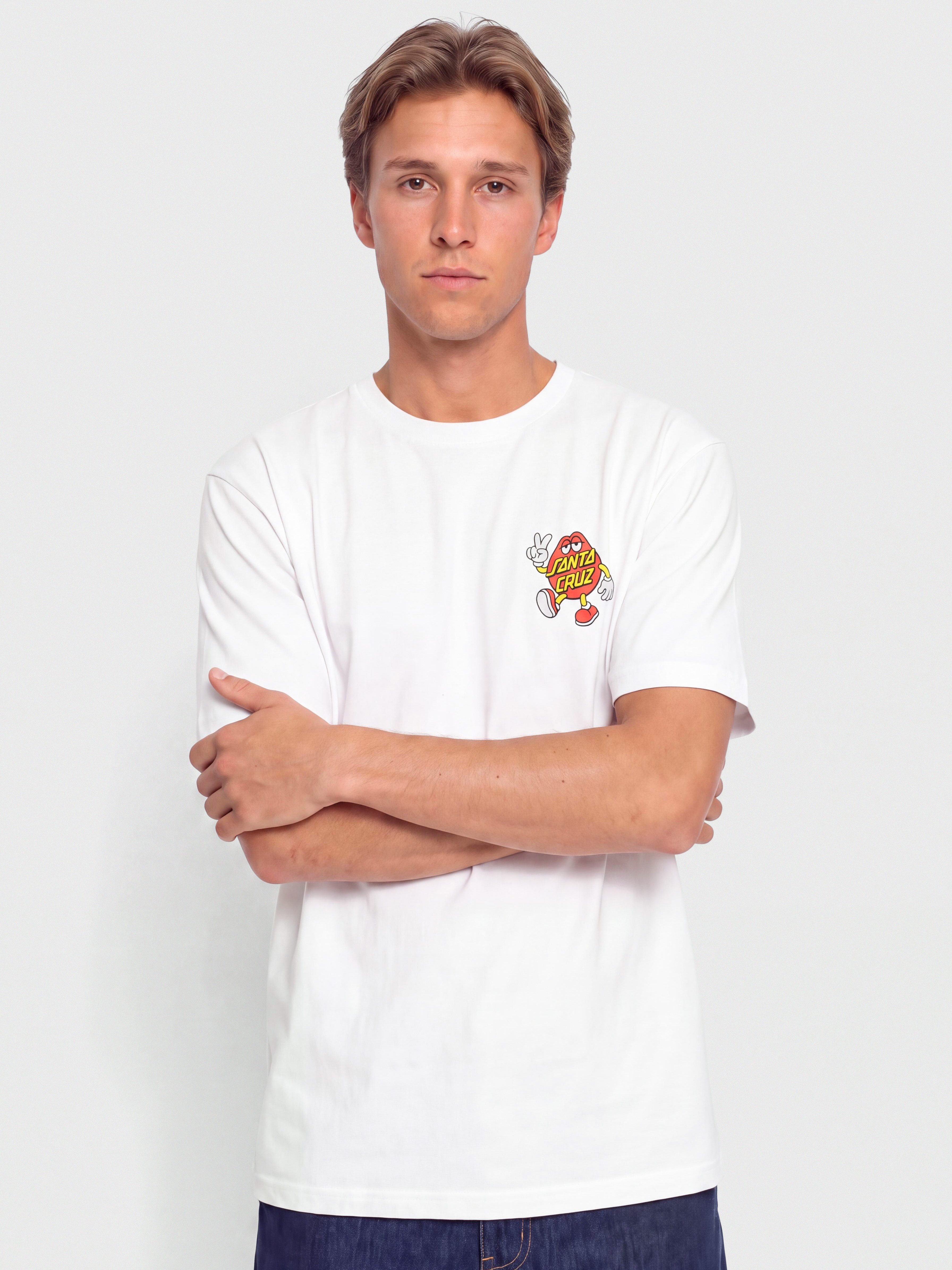 Santa Cruz Dot Dudes T-Shirt (white)