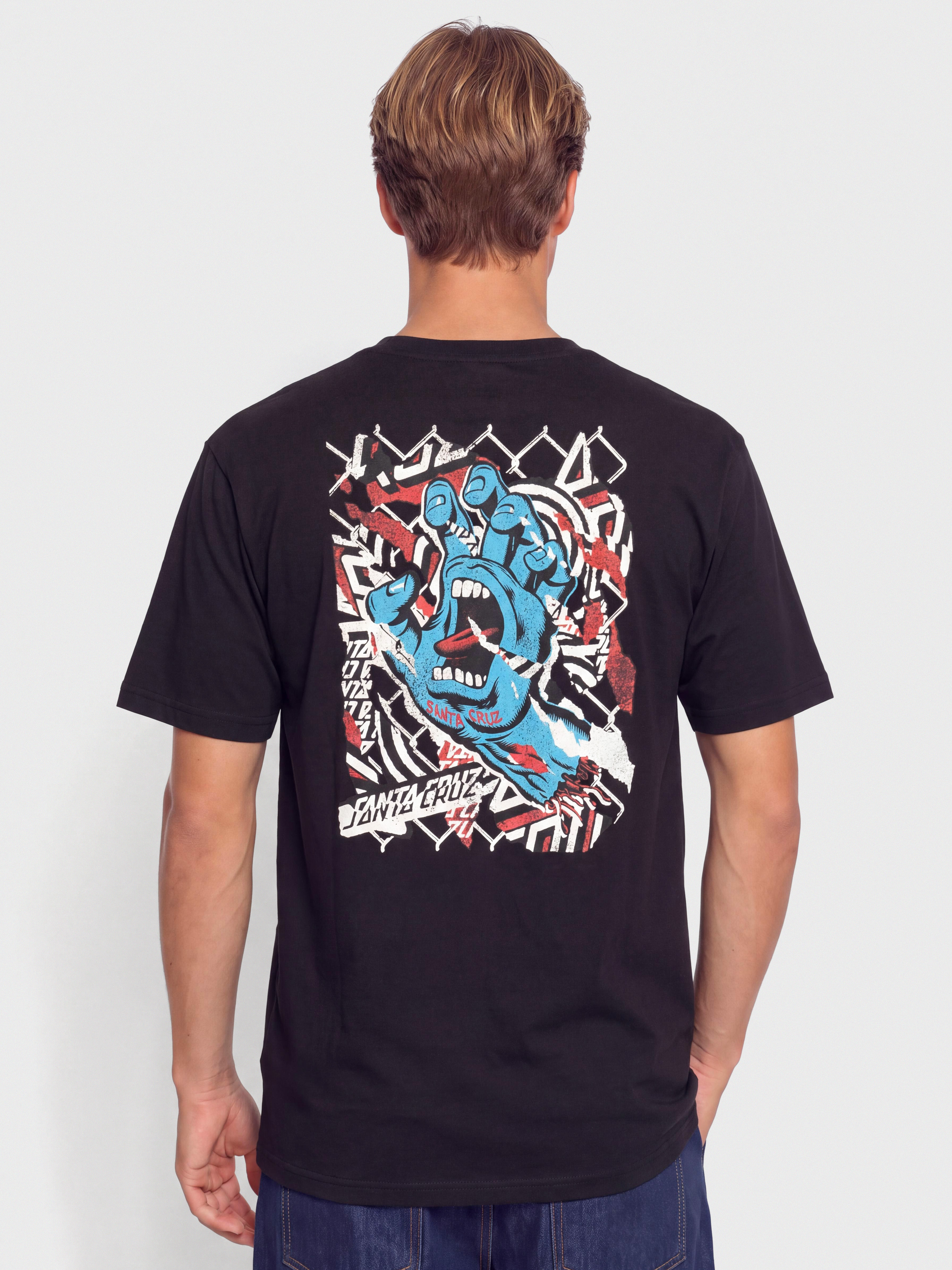 Santa Cruz Damaged Hand T-Shirt (black)