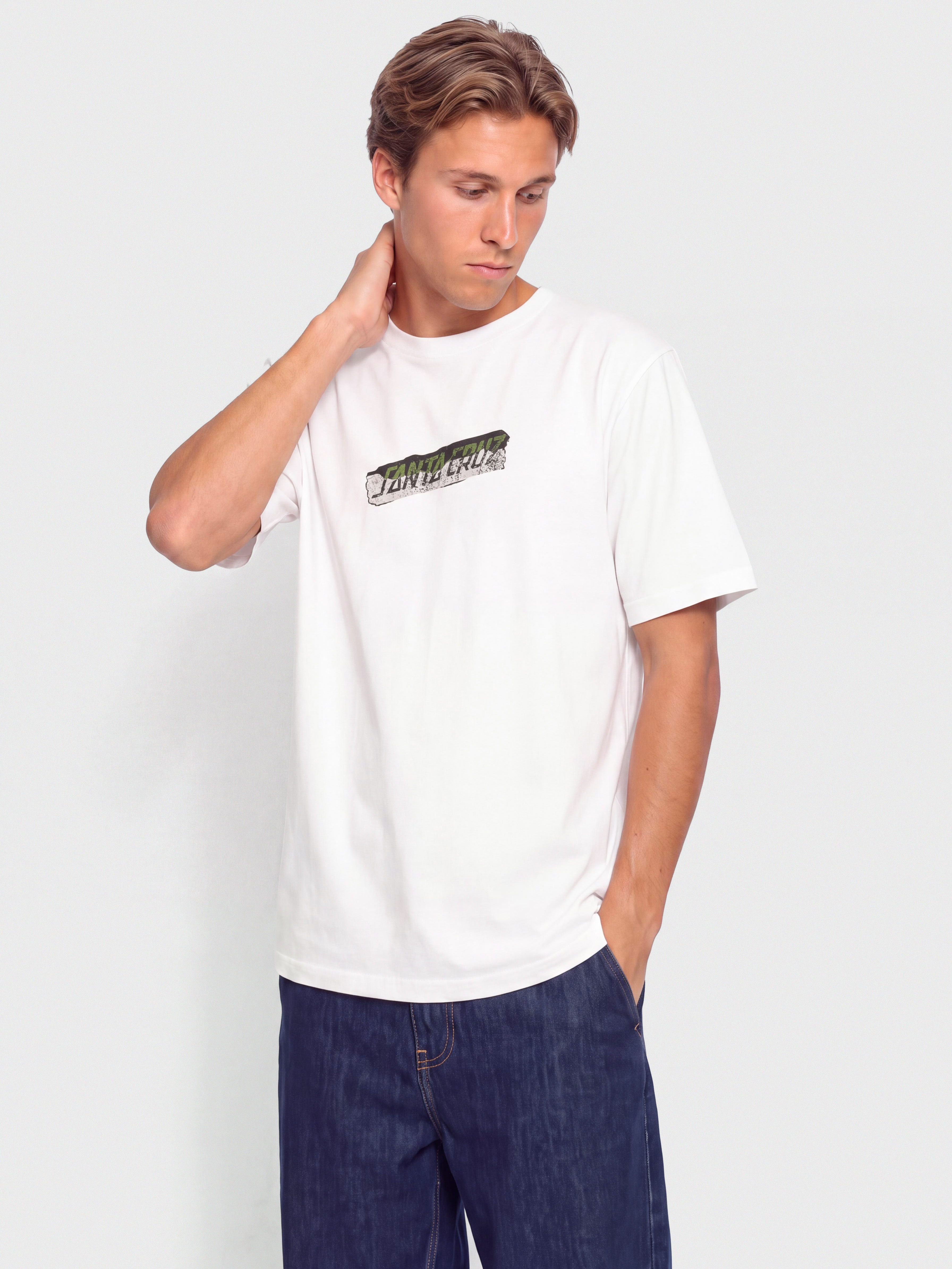 Santa Cruz Damaged Hand T-Shirt (white)