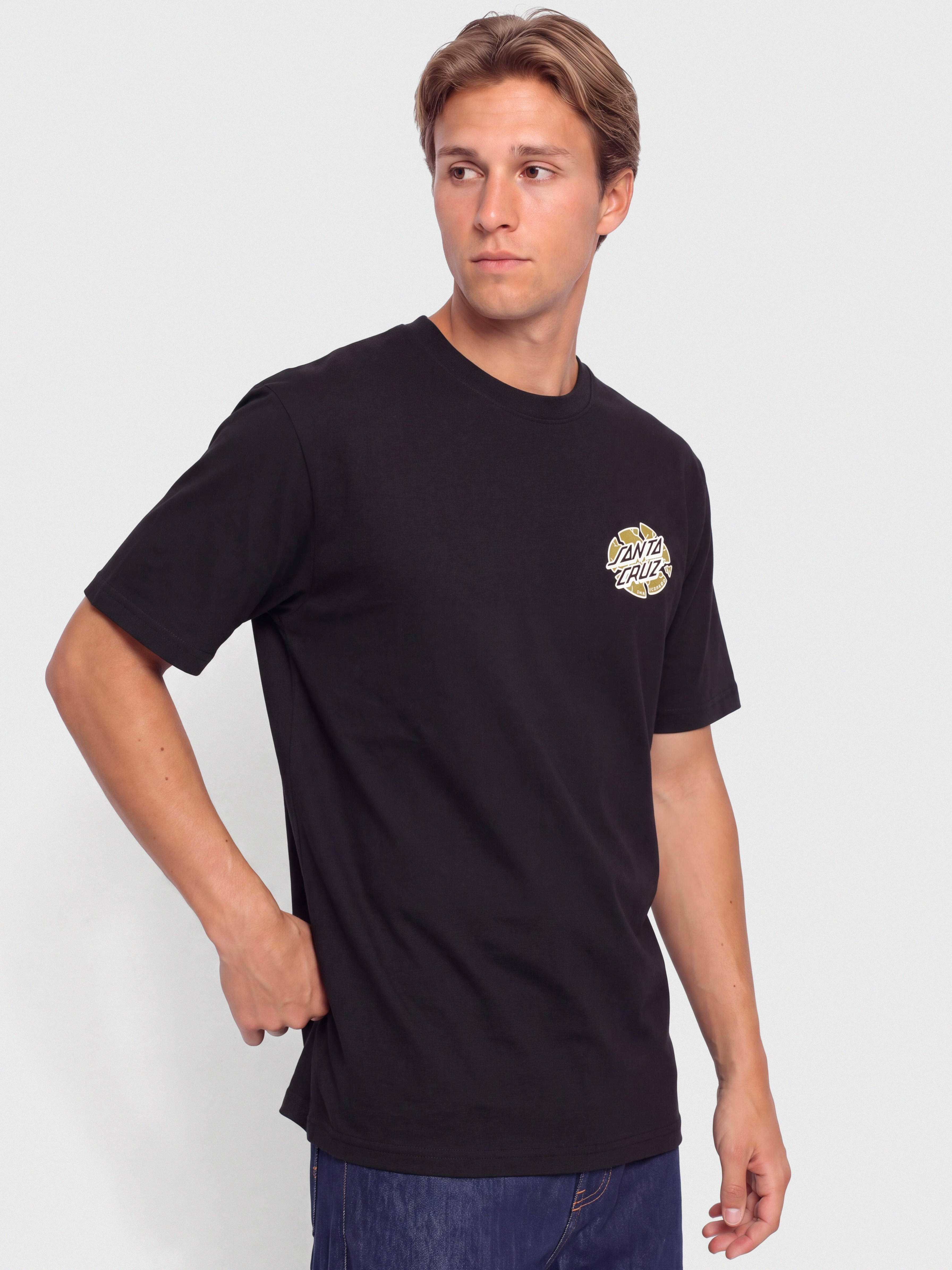 Santa Cruz Grabke Exploding Dot T-Shirt (black)