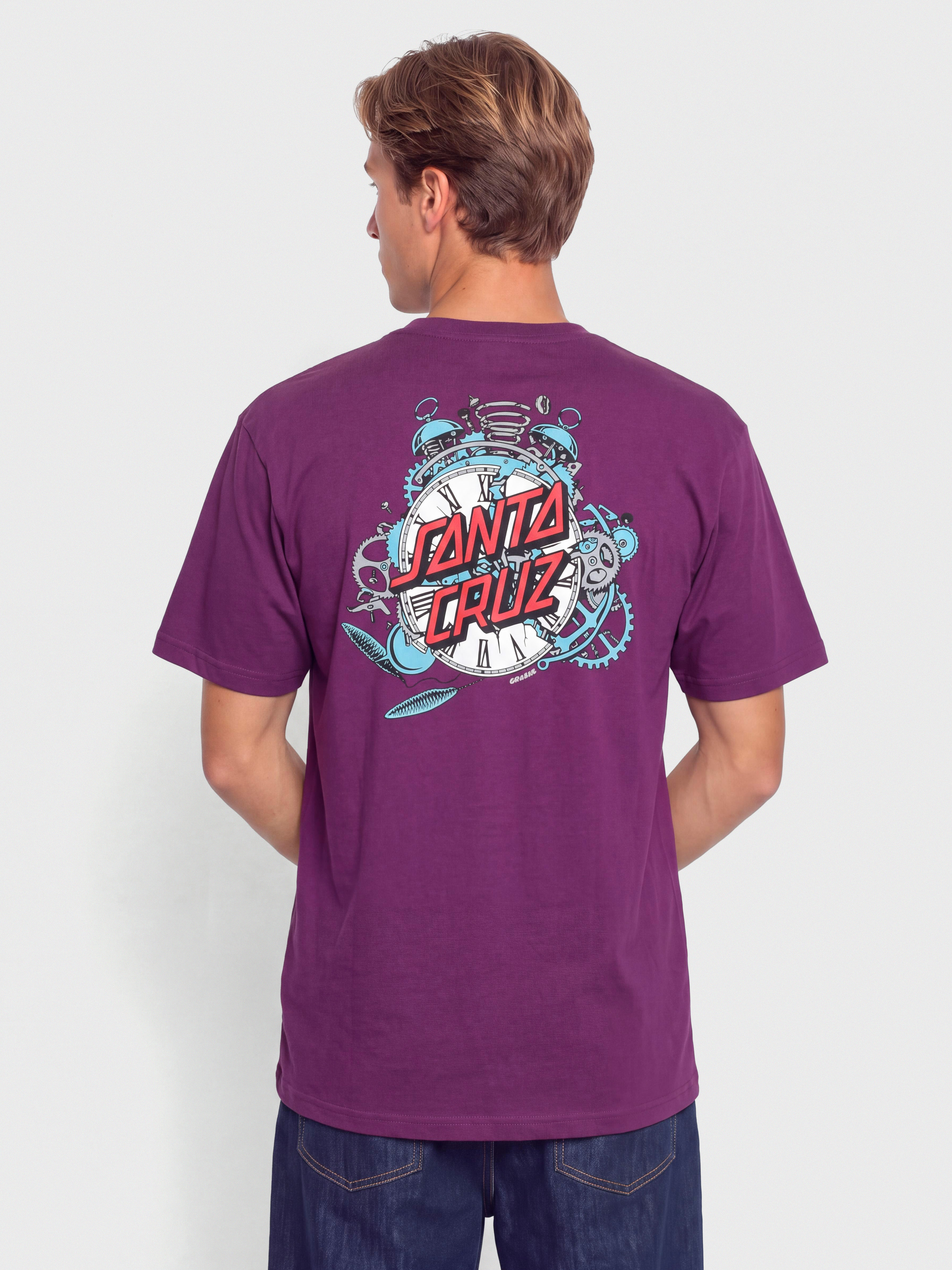 Santa Cruz Grabke Exploding Dot T-Shirt (fresh purple)
