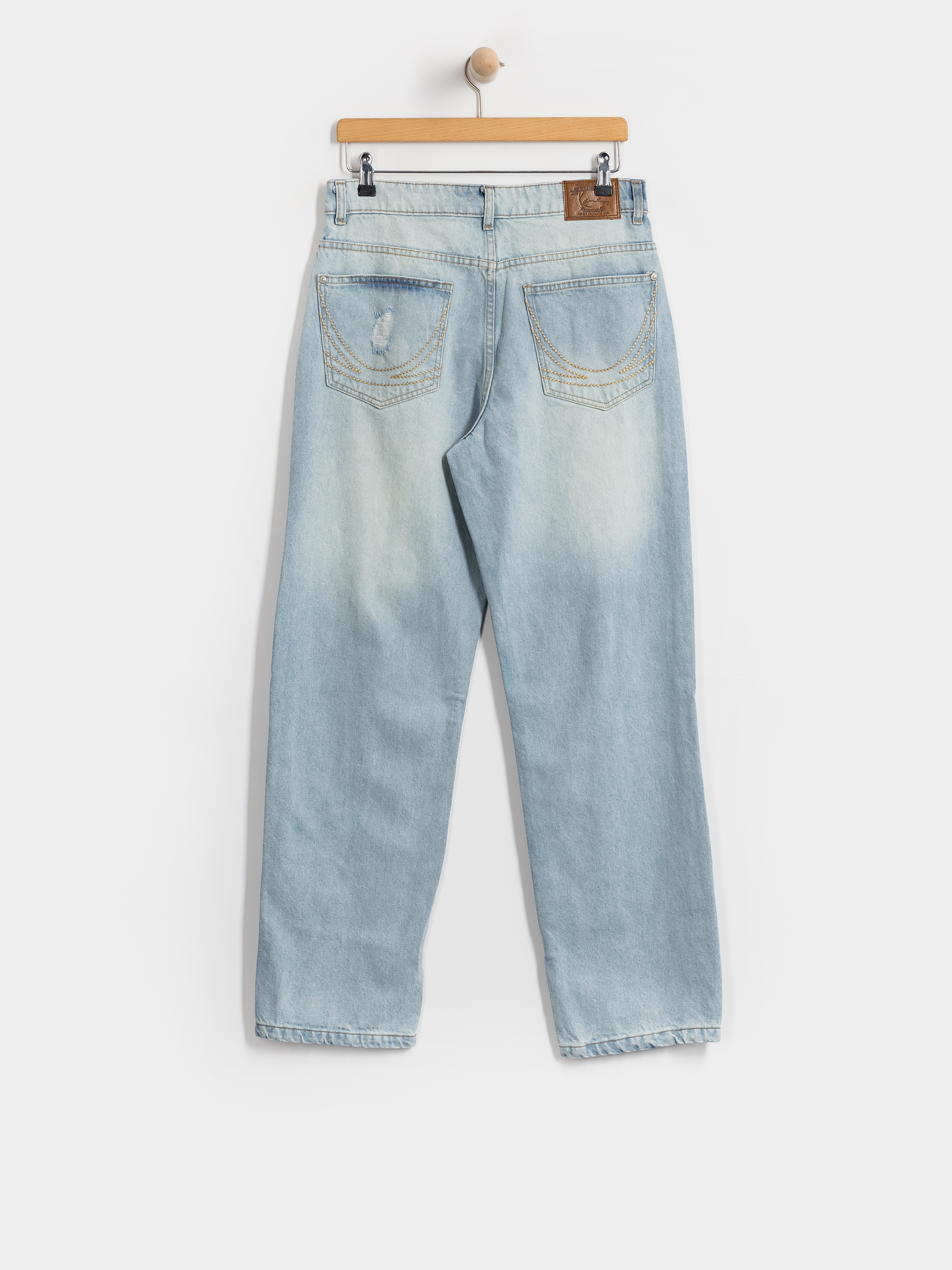 Karl Kani OG Distressed Straight Leg Hose (light blue)
