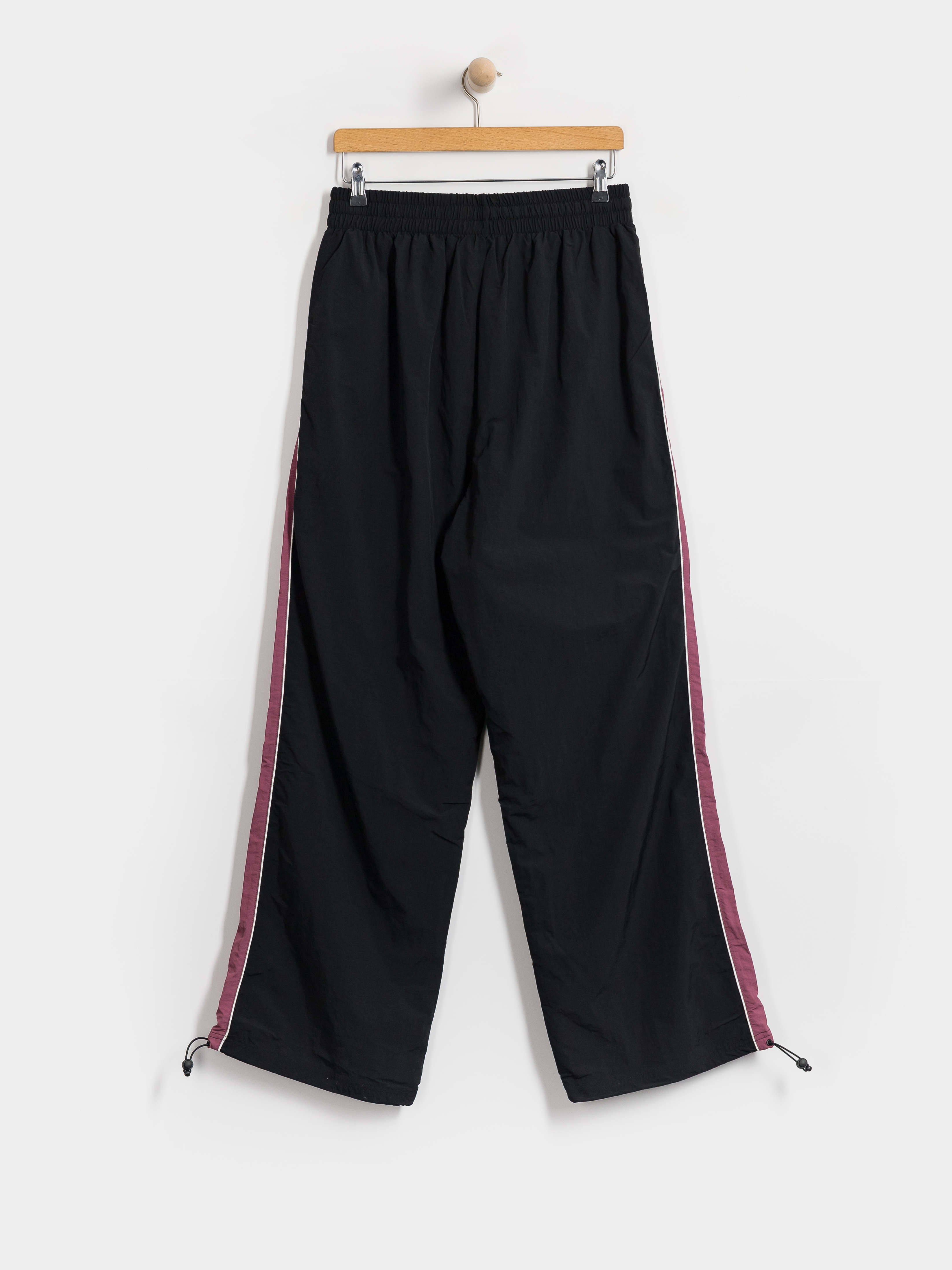 Karl Kani Hose Signature Sidestripe Baggy Track (black/berry)