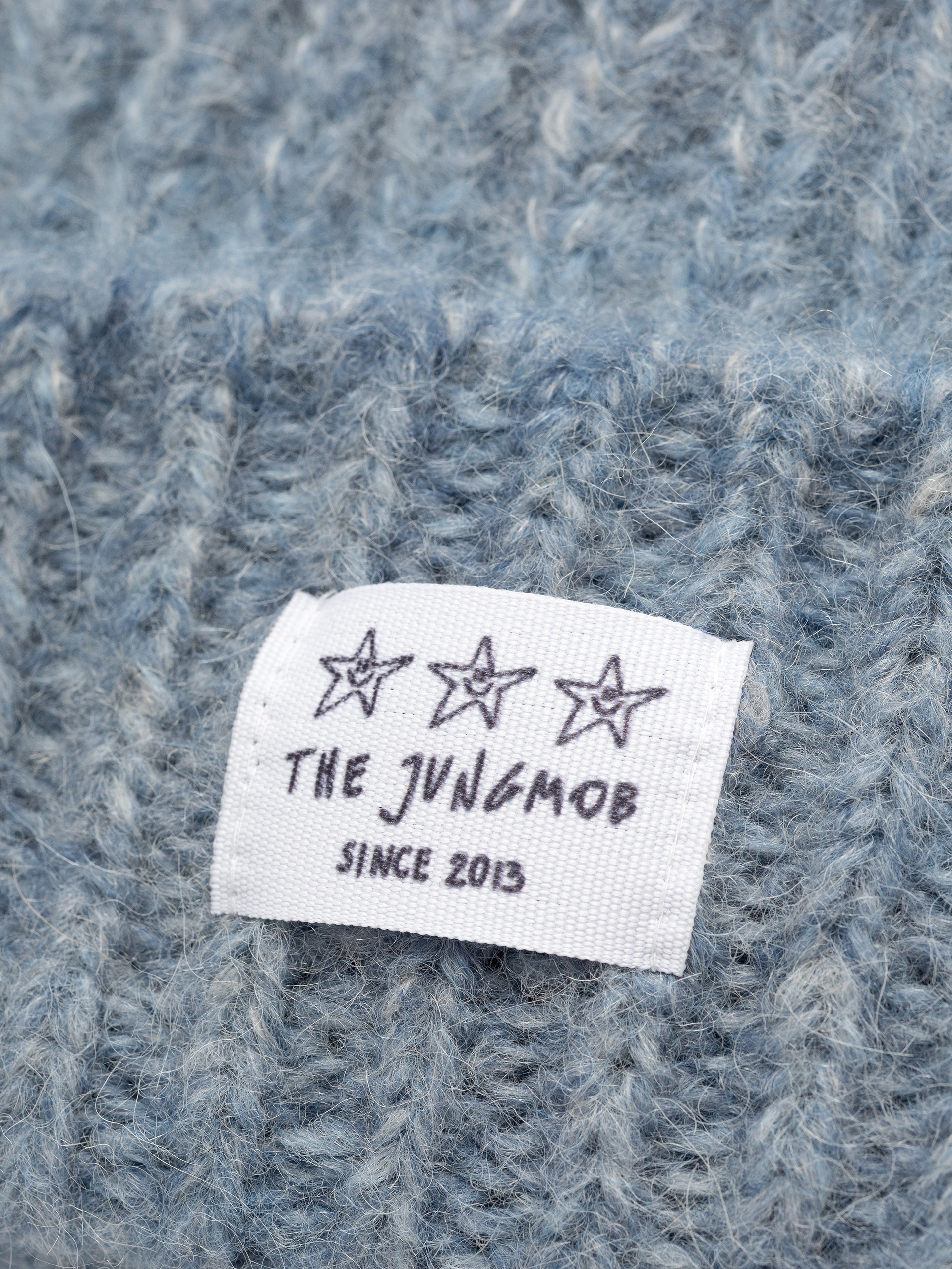 Jungmob Beanie Alpaka (mist ombre)