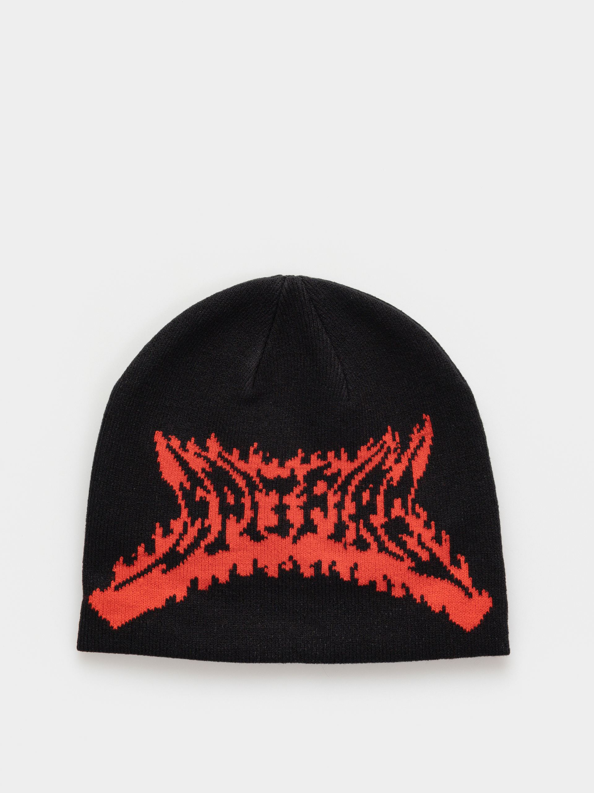 Spitfire Beanie Flame Out (black/red)