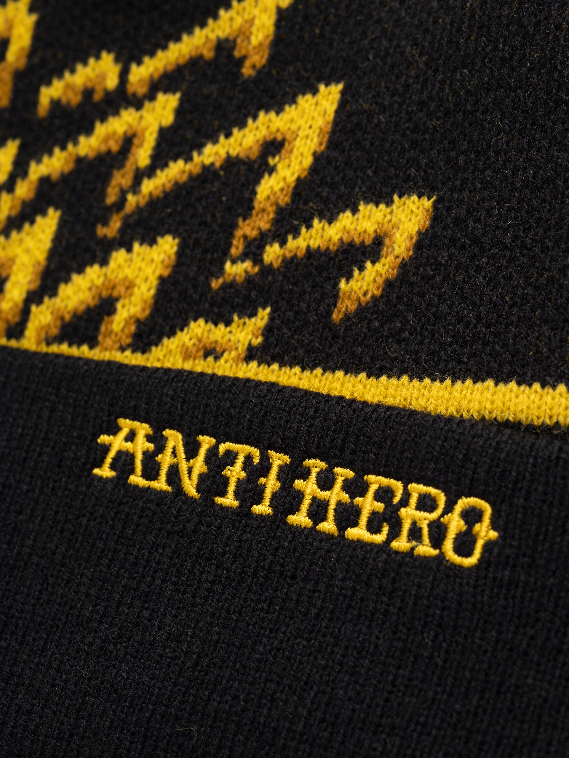 Antihero Mütze Eagle Pom (black/yellow)