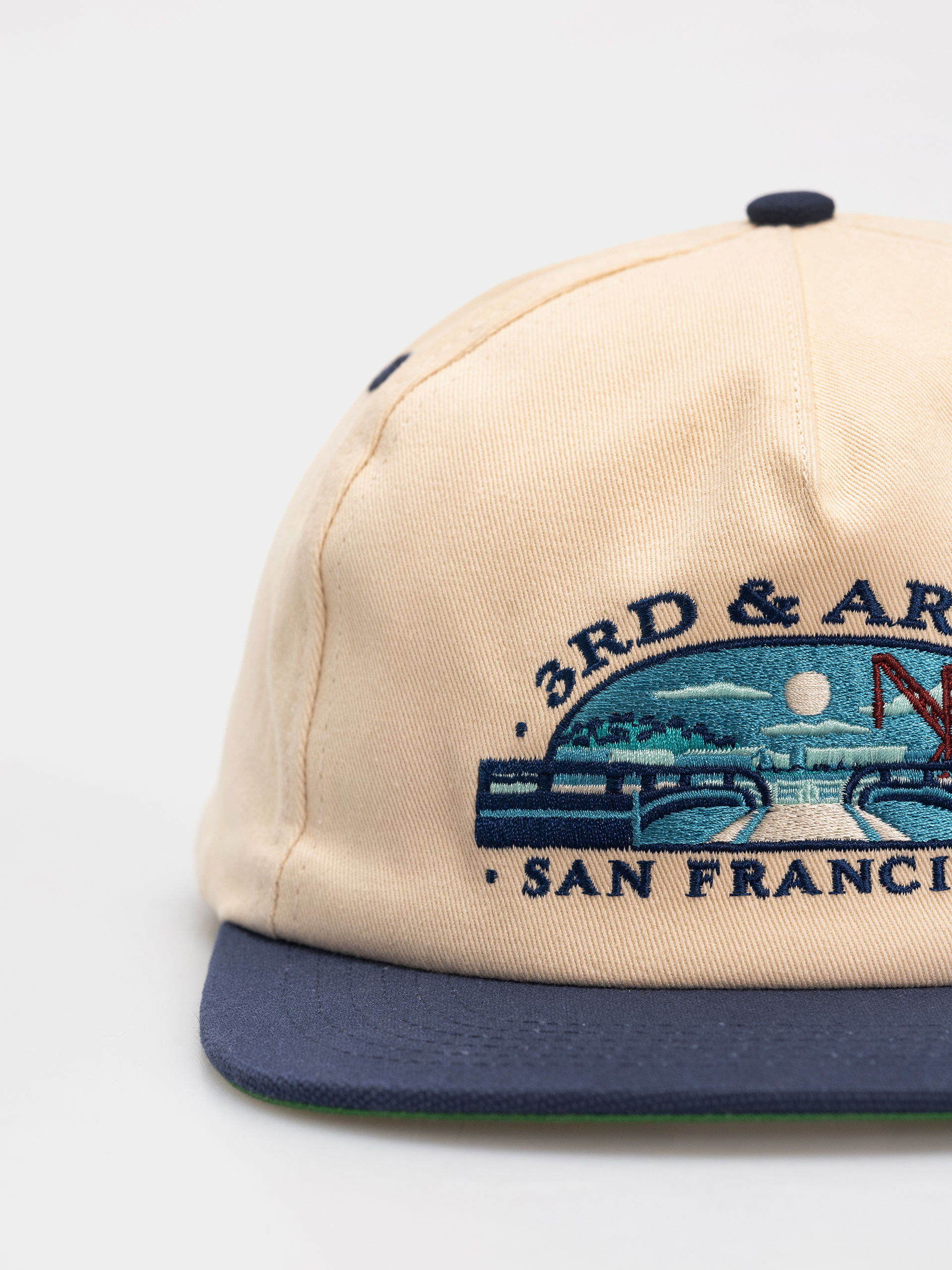 Real Cap 3Rd & Army (natural/navy)