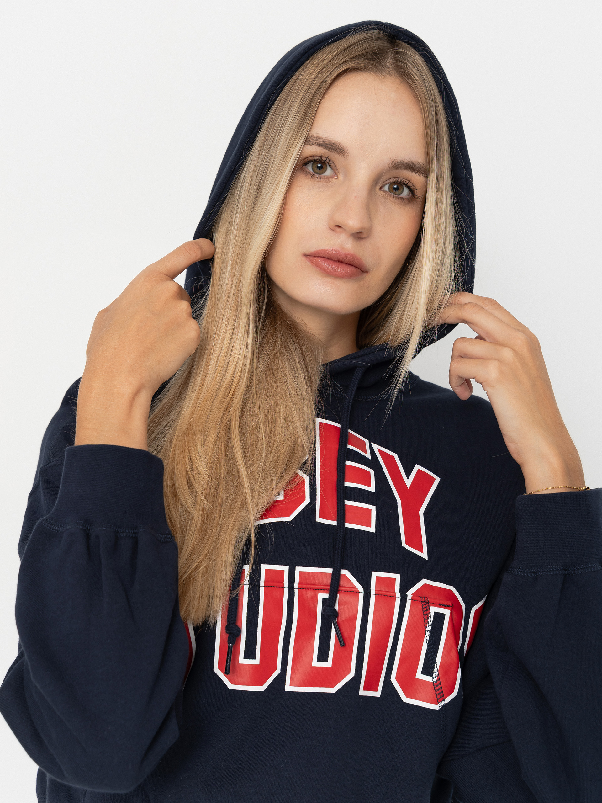 OBEY Studios Collegiate HD Wmn Hoodie (dark navy)
