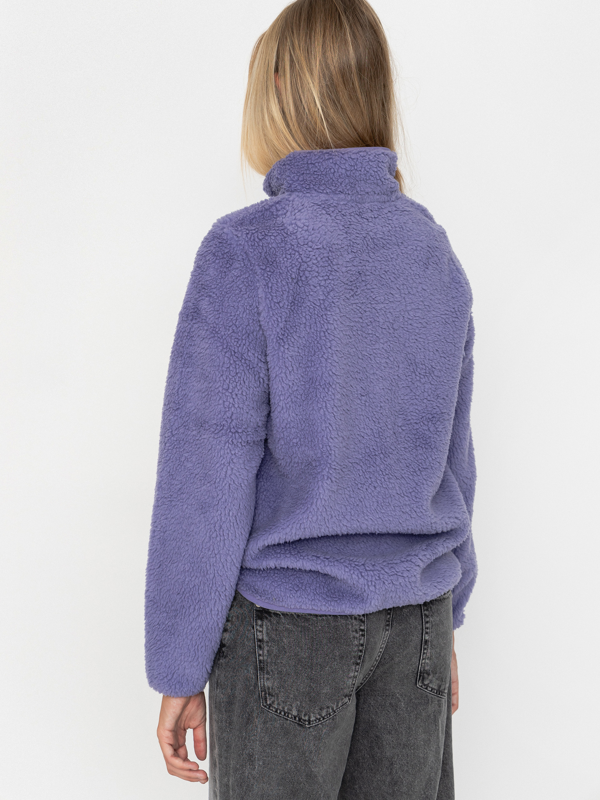 Damen Roxy Waves Of Warmth Zippered Fleece jacke (twilight purple)