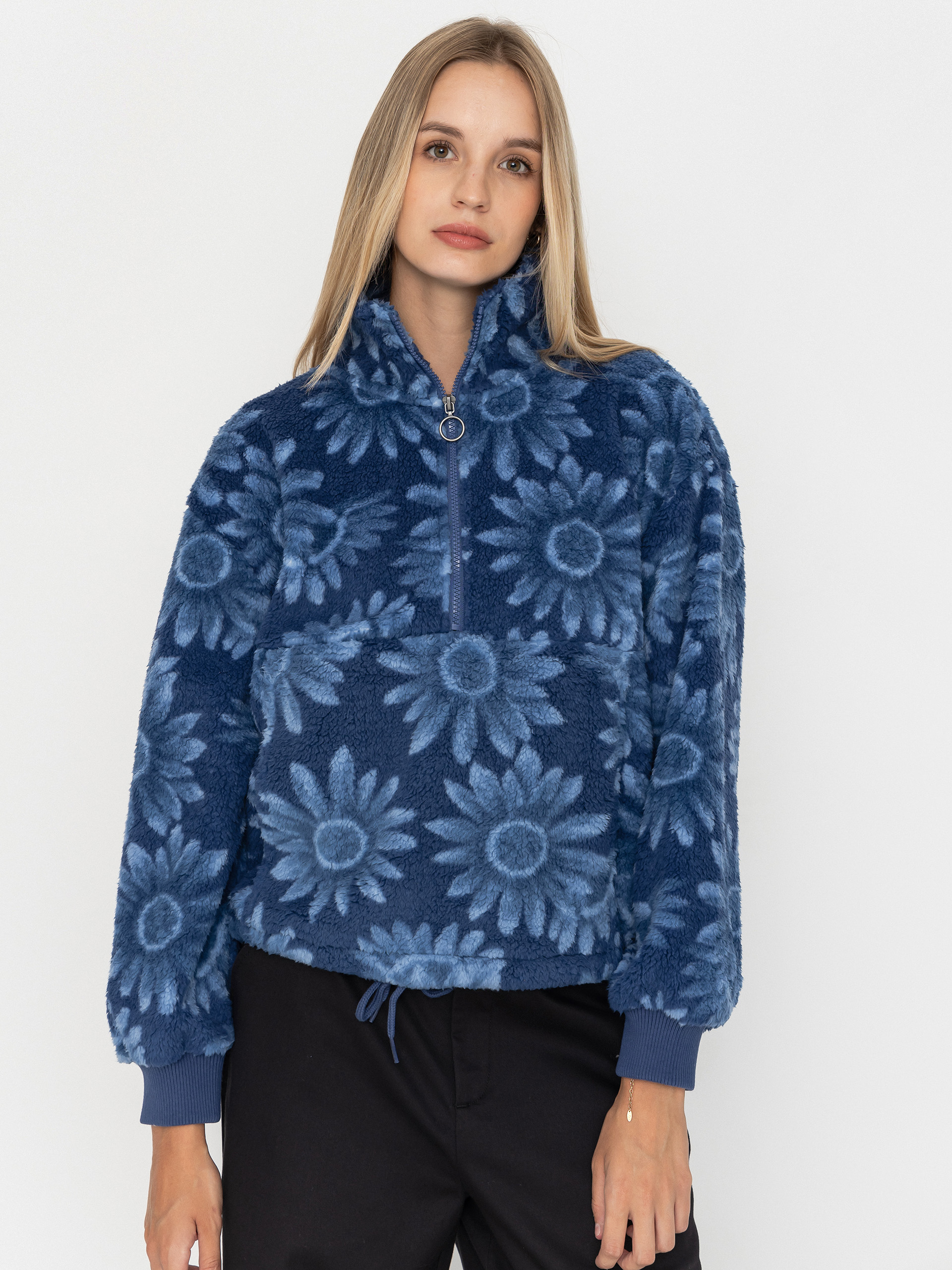 Billabong Time Off Wmn Fleece Jacke (true navy)