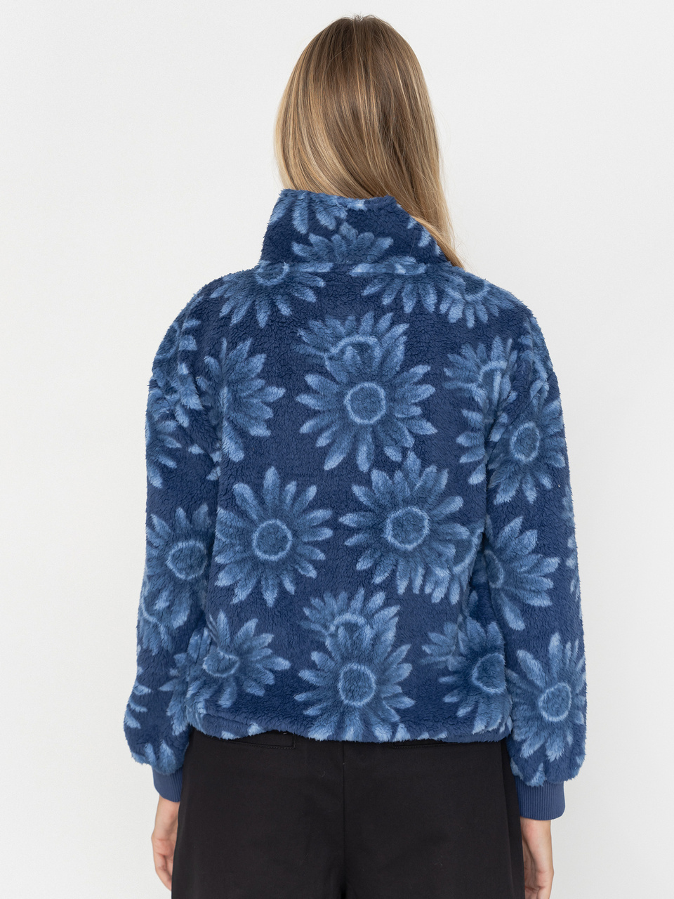 Damen Billabong Time Off Fleece Jacke (true navy)