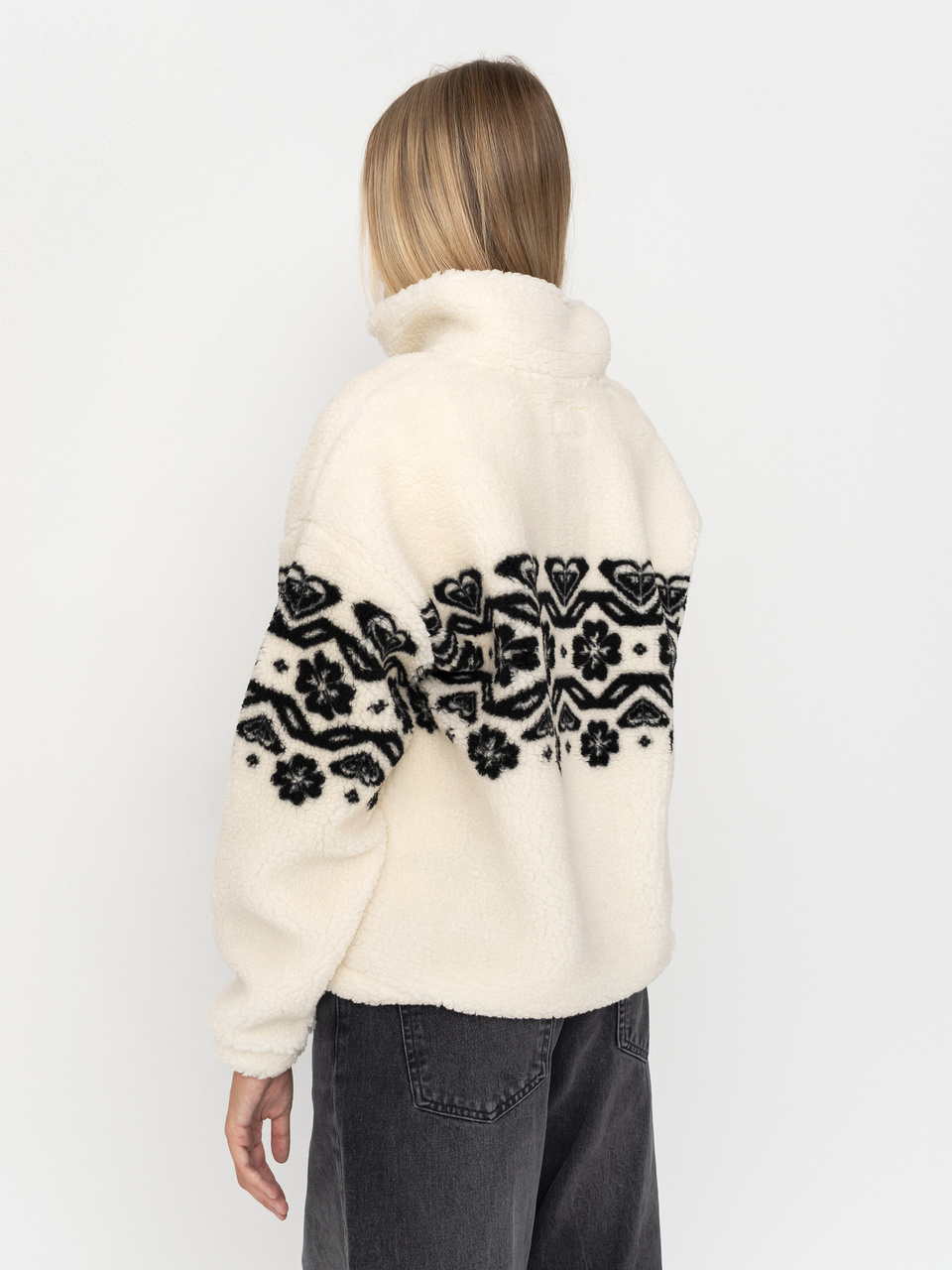 Damen Roxy Fleece Jacke Treasure Soul (coconut milk)