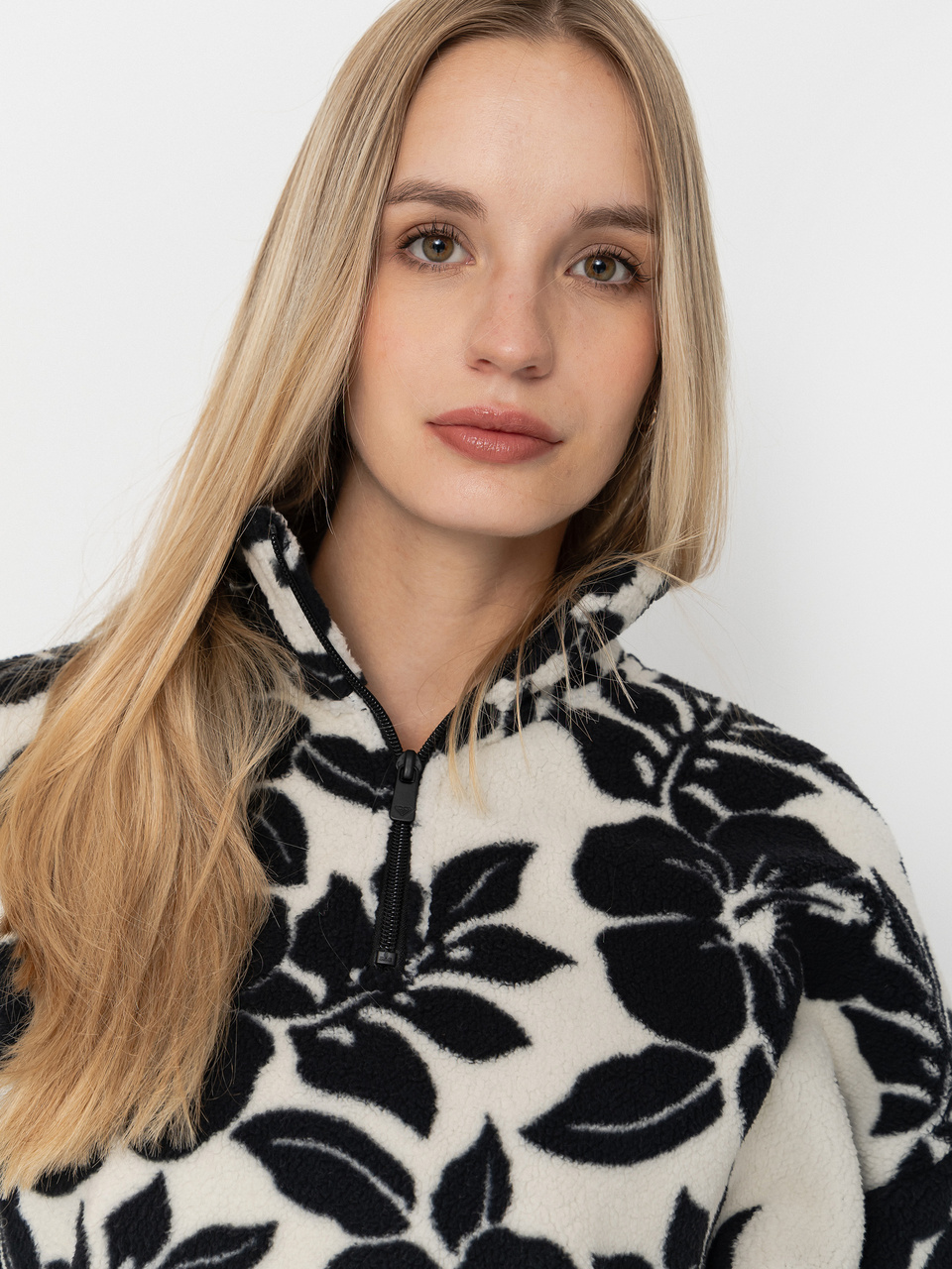 Damen Roxy Fleece Jacke Live Out Loud (anthracite polar mo)