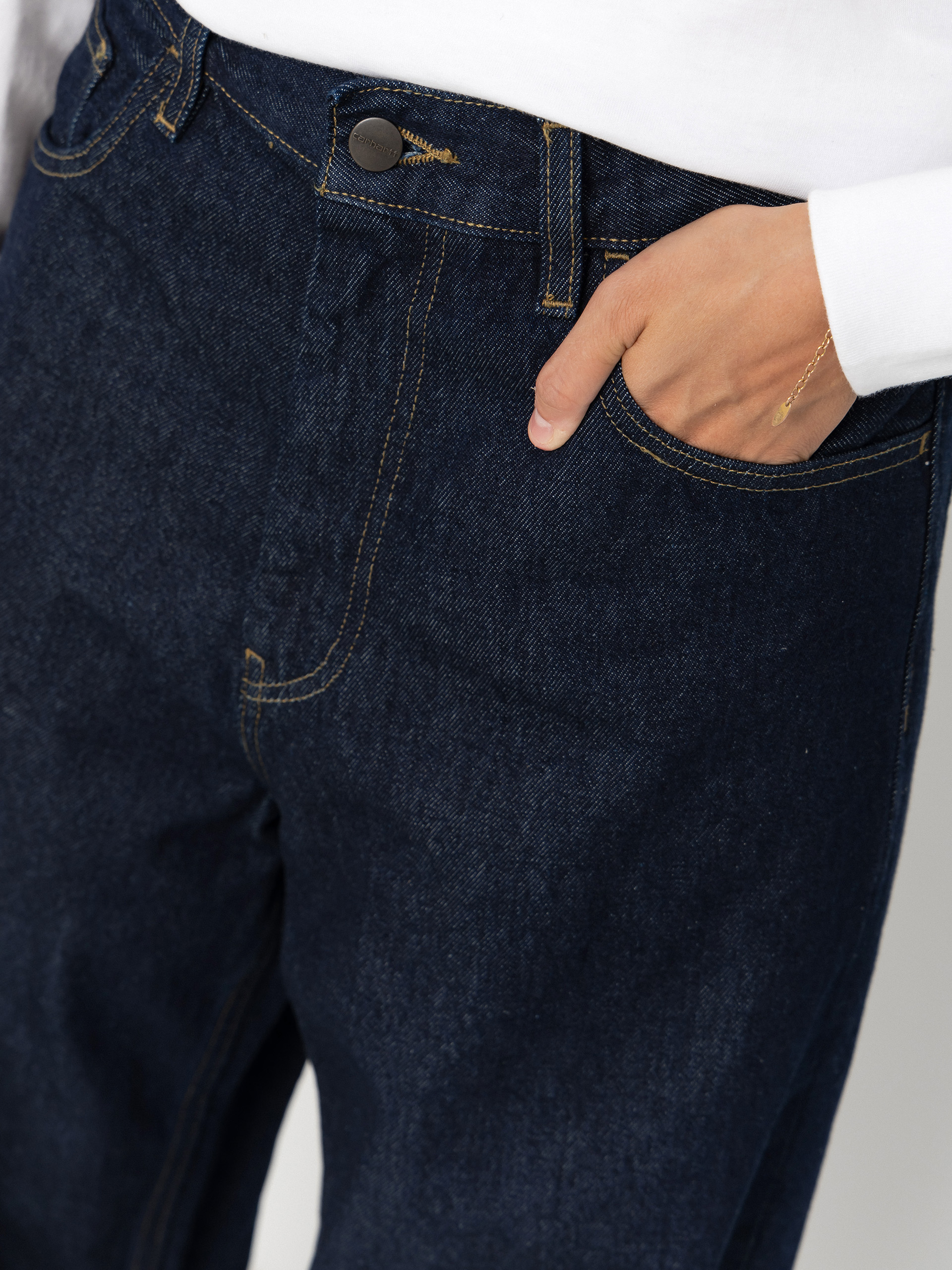 Carhartt WIP Brandon Wmn Hose (blue/rinsed)