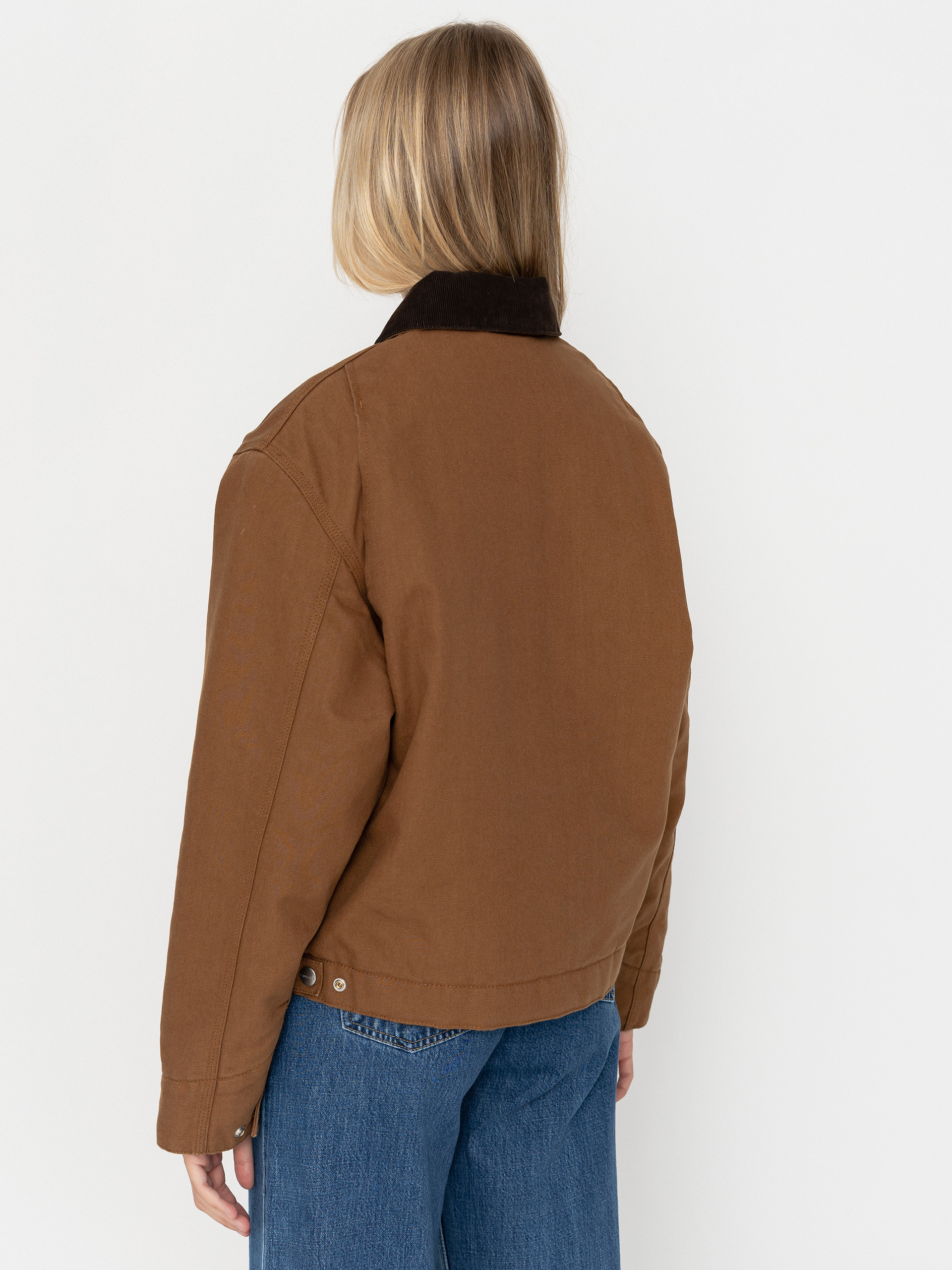 Carhartt WIP OG Detroit Wmn Jacke (wip h brown/tobacco/rinsed)