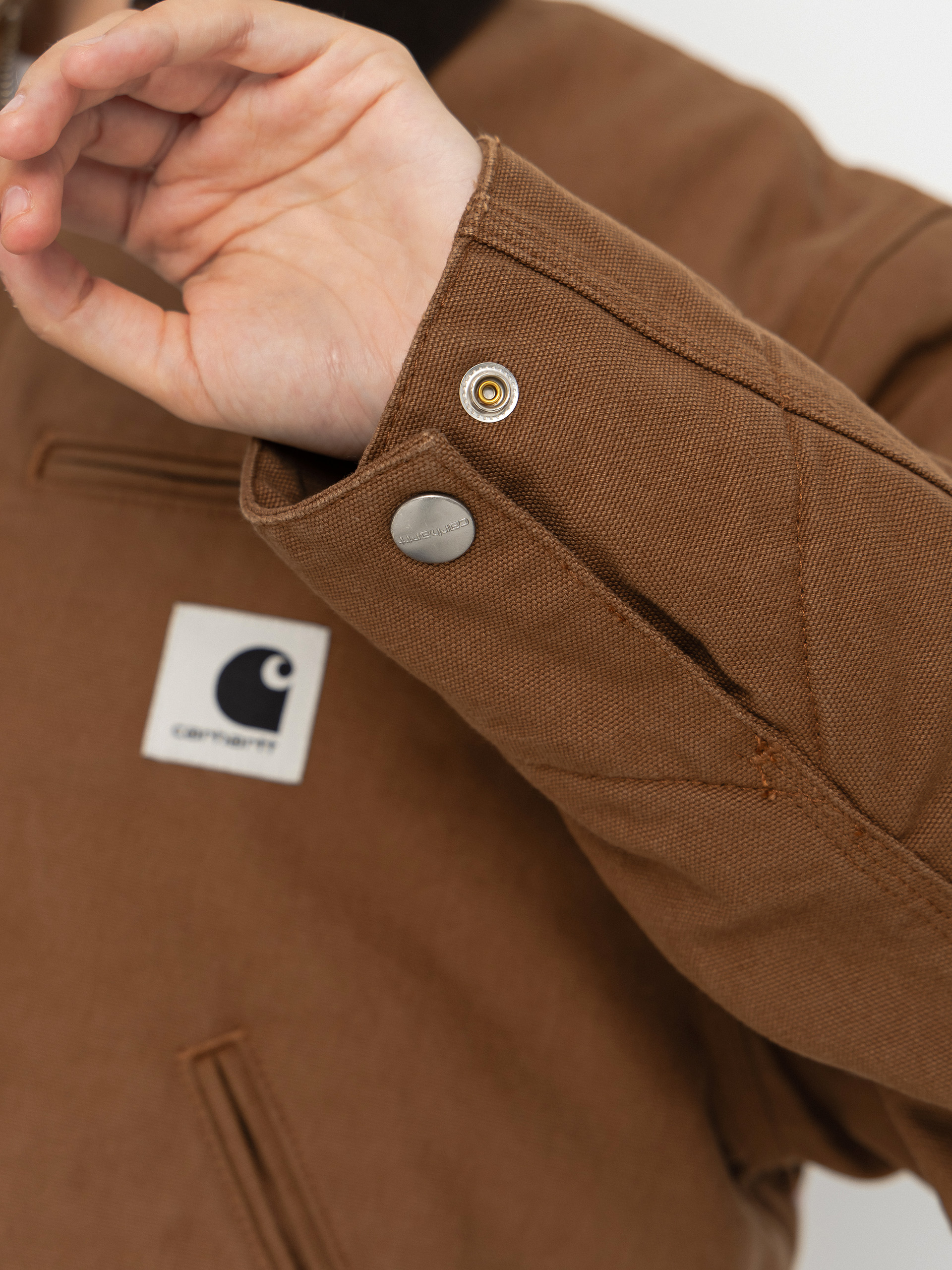 Carhartt WIP OG Detroit Wmn Jacke (wip h brown/tobacco/rinsed)