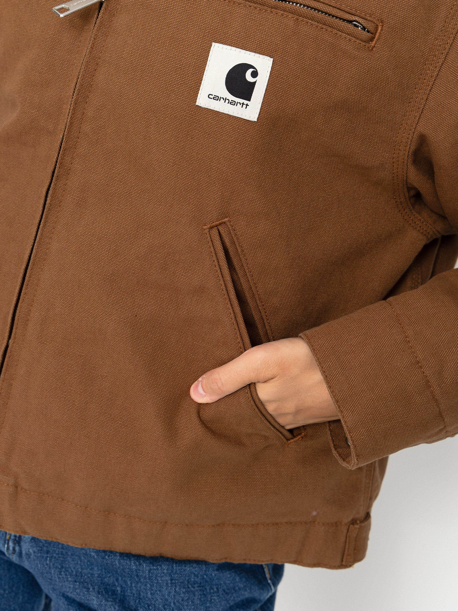 Carhartt WIP OG Detroit Wmn Jacke (wip h brown/tobacco/rinsed)