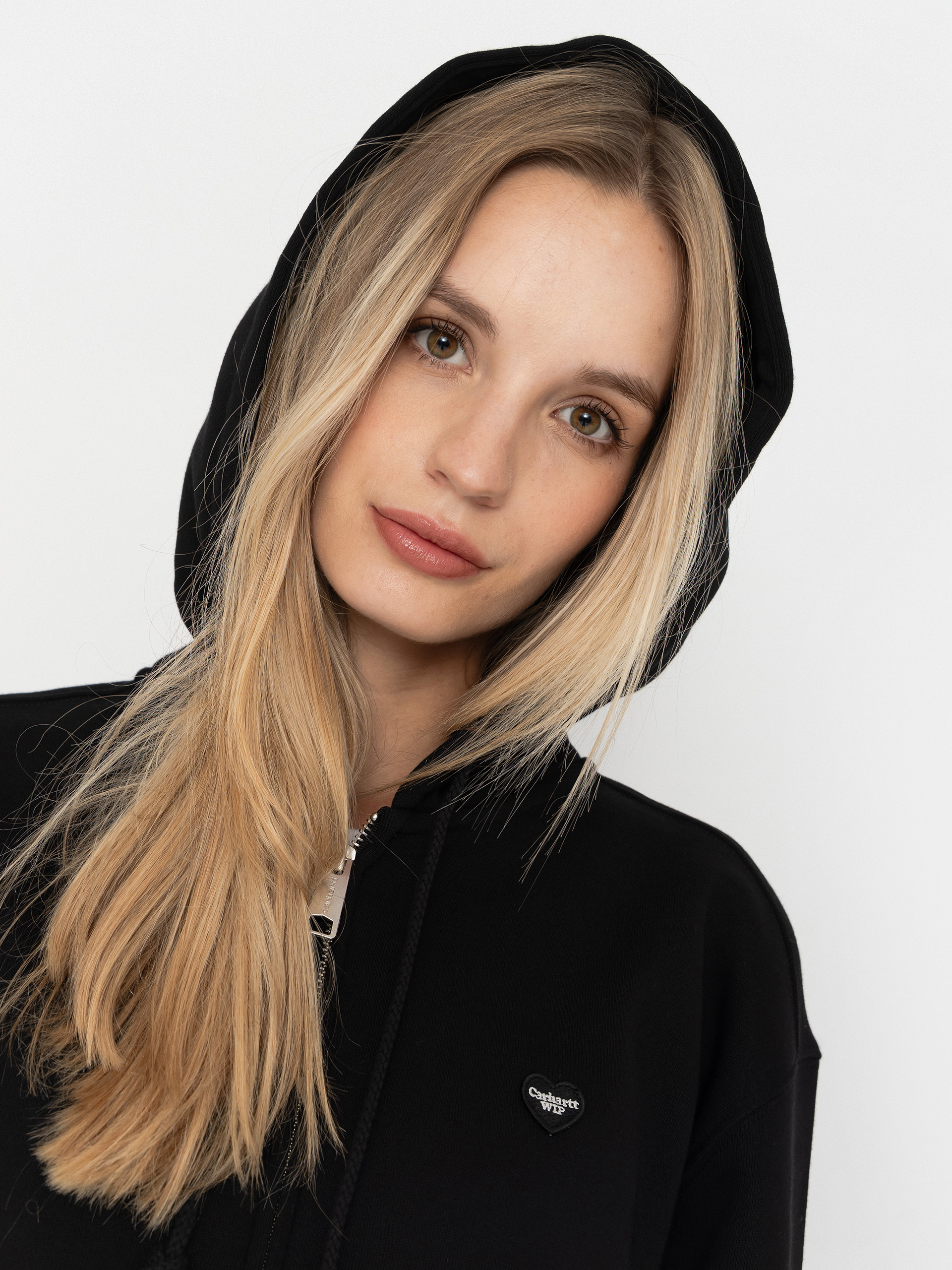 Carhartt WIP Small Heart Patch ZHD Wmn Hoodie (black/black)