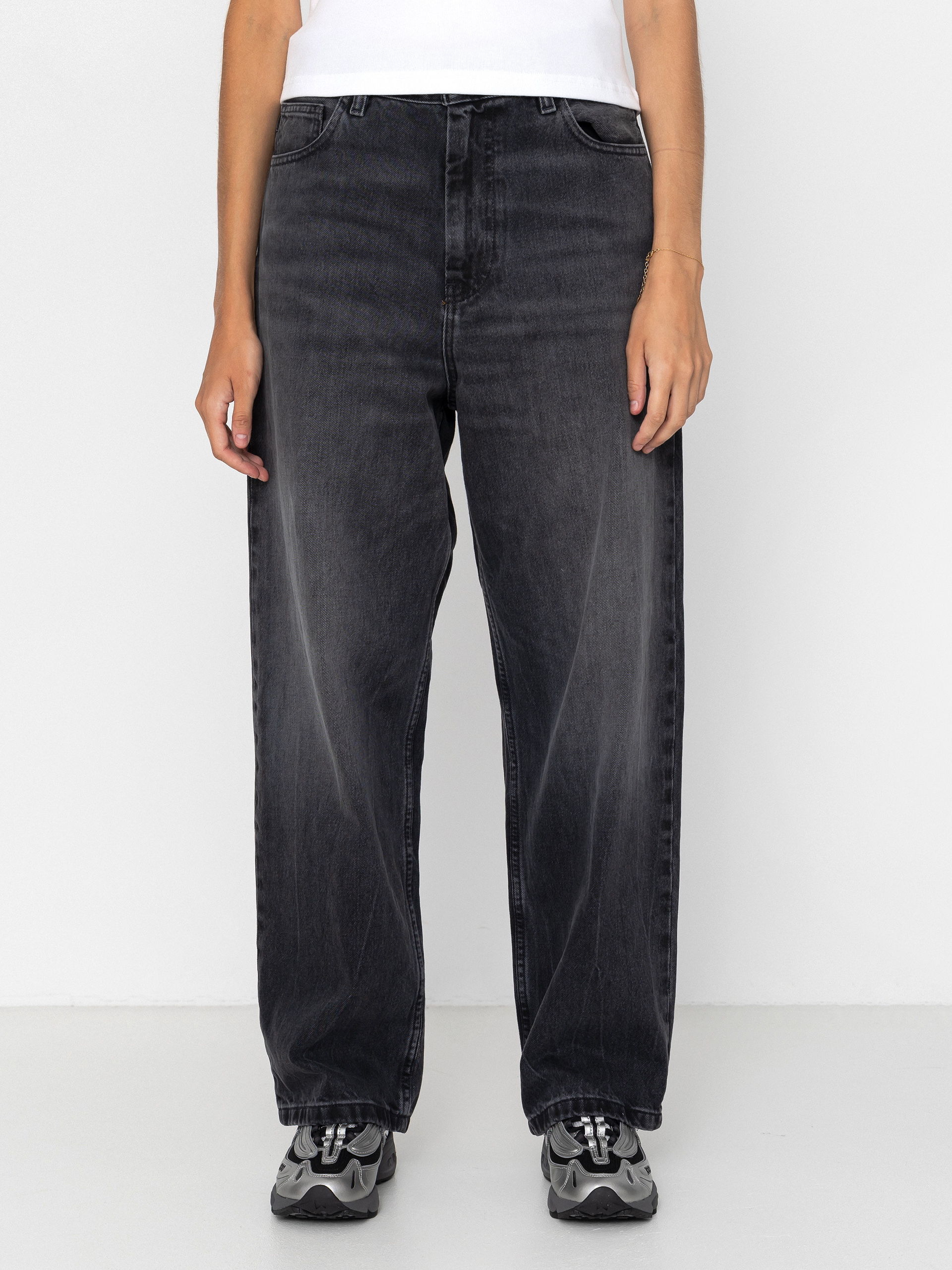Carhartt WIP Brandon Wmn Hose (black/marble used wash)
