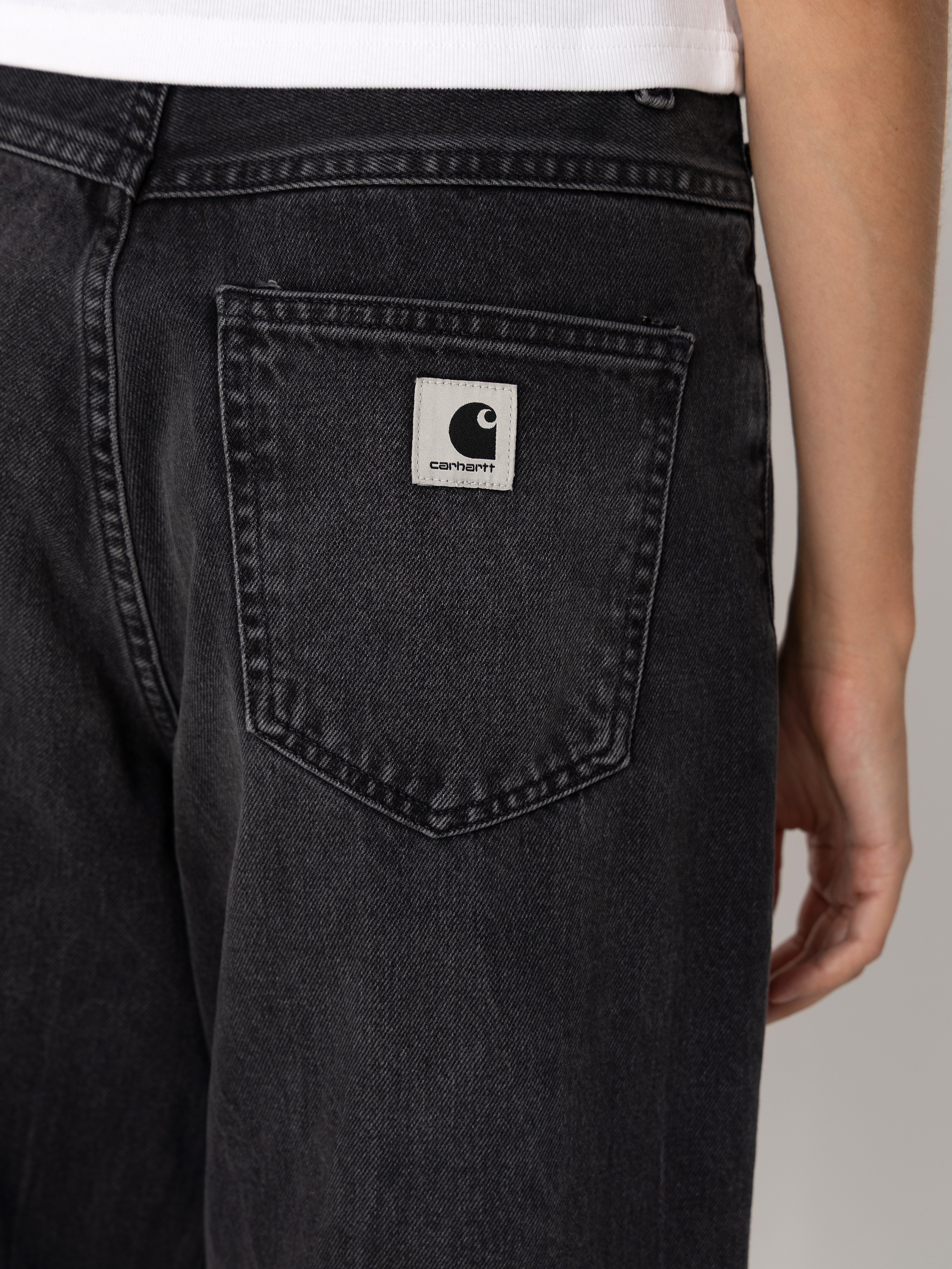 Carhartt WIP Brandon Wmn Hose (black/marble used wash)