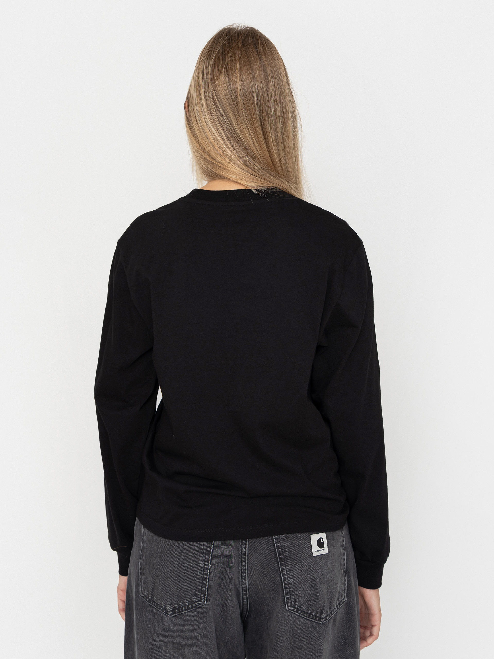 Carhartt WIP Pocket Small Heart Wmn Longsleeve (black/black)
