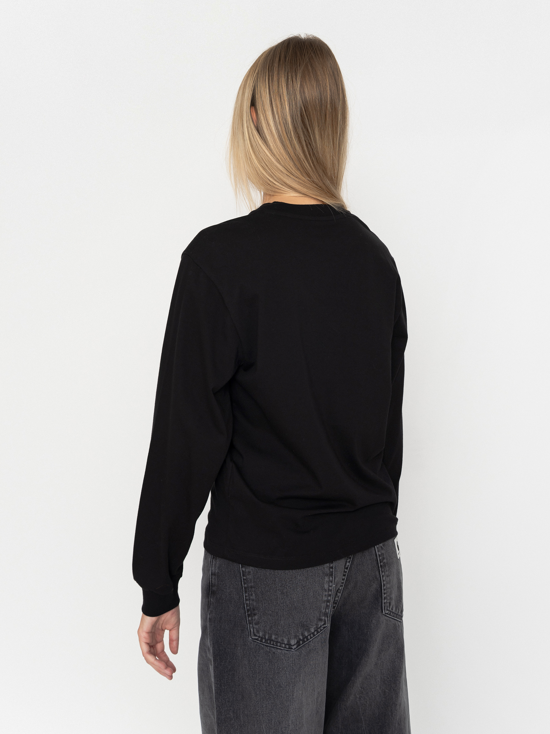 Carhartt WIP Pocket Small Heart Wmn Longsleeve (black/black)