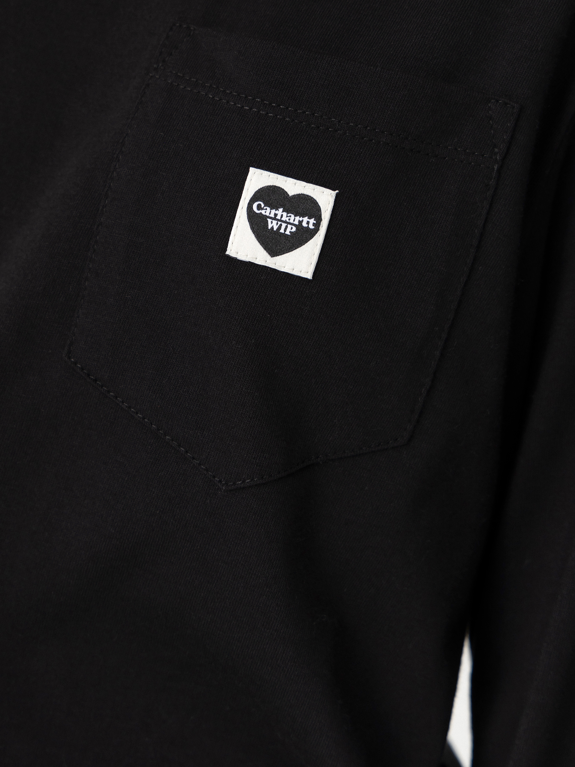 Carhartt WIP Pocket Small Heart Wmn Longsleeve (black/black)