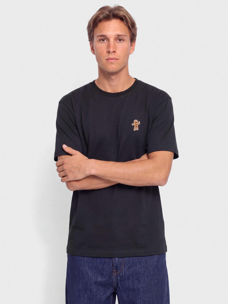 Iriedaily T-Shirt Cookieman Emb (marine)
