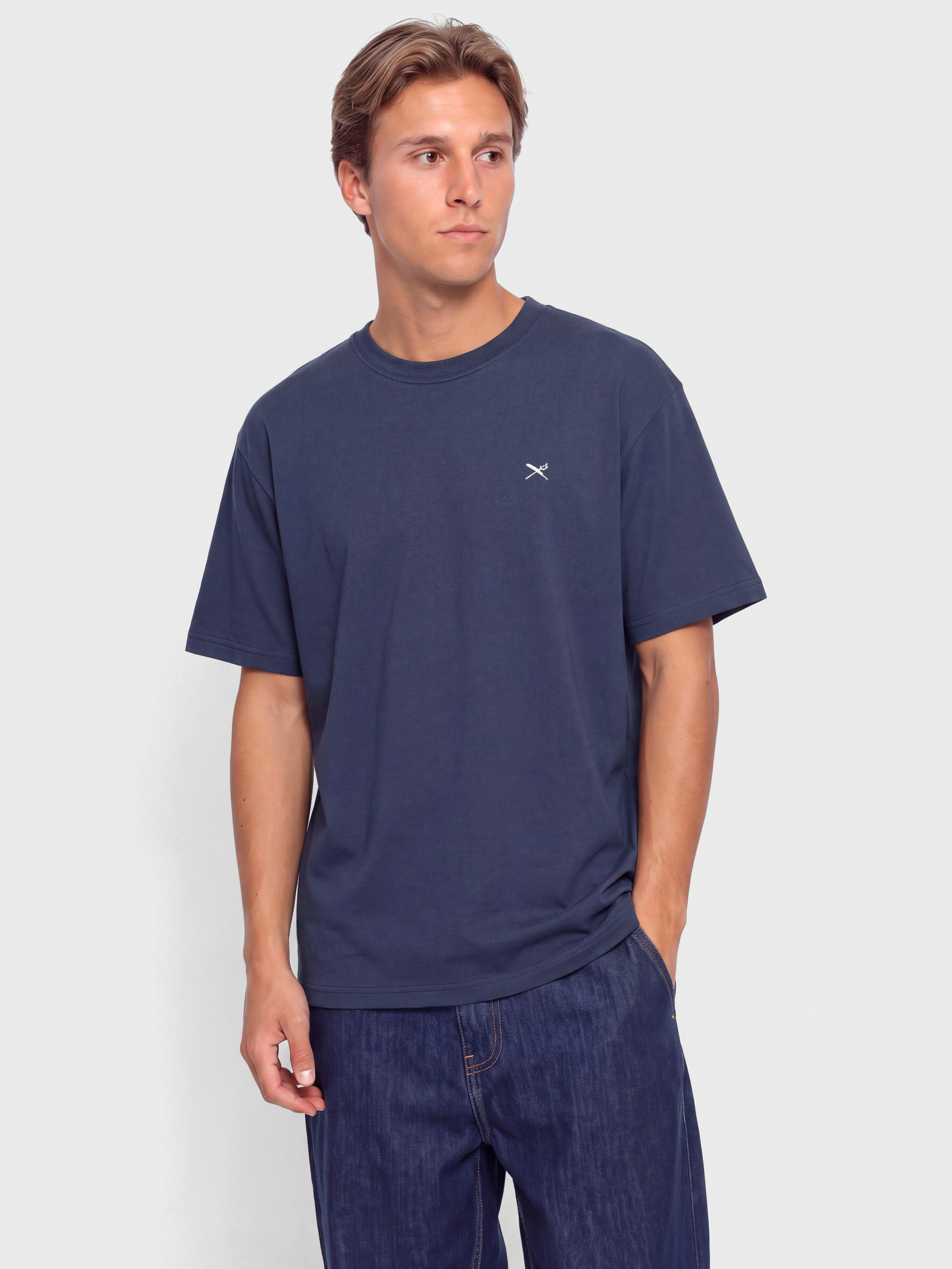 Iriedaily Mini Flag Relaxed T-Shirt (crown blue)
