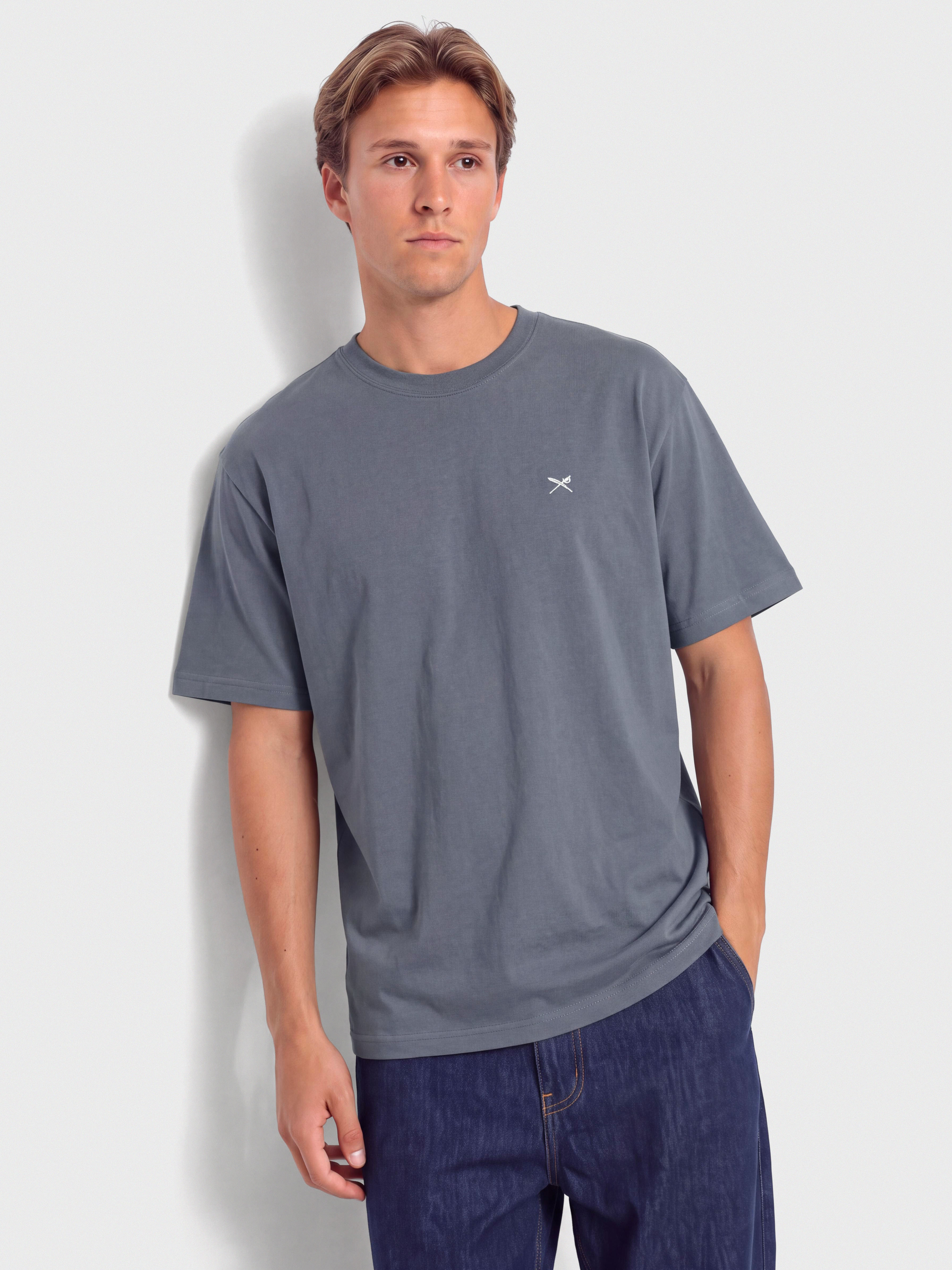 Iriedaily Mini Flag Relaxed T-Shirt (dark steel)