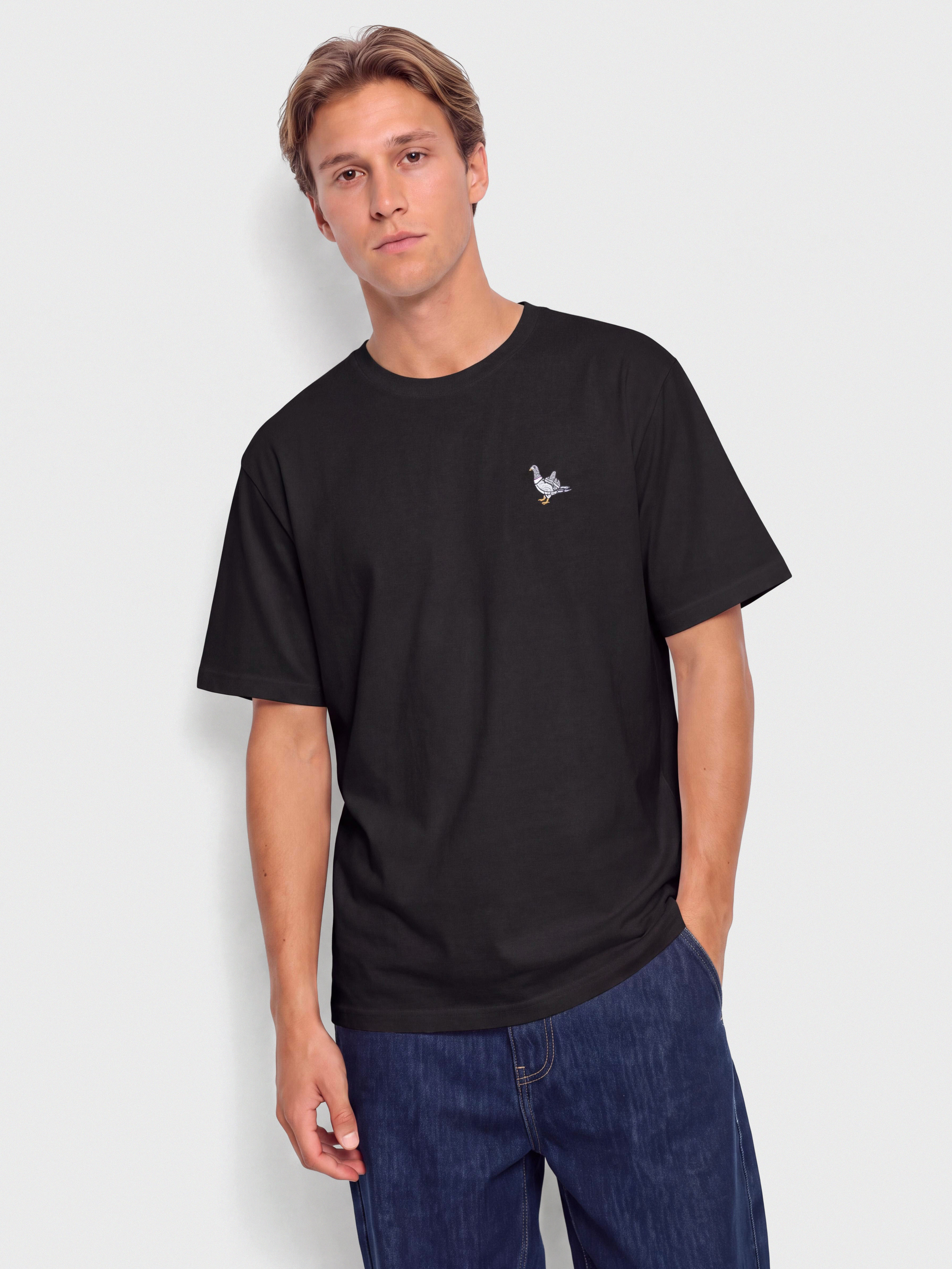 Iriedaily Pigeon Finger T-Shirt (black)