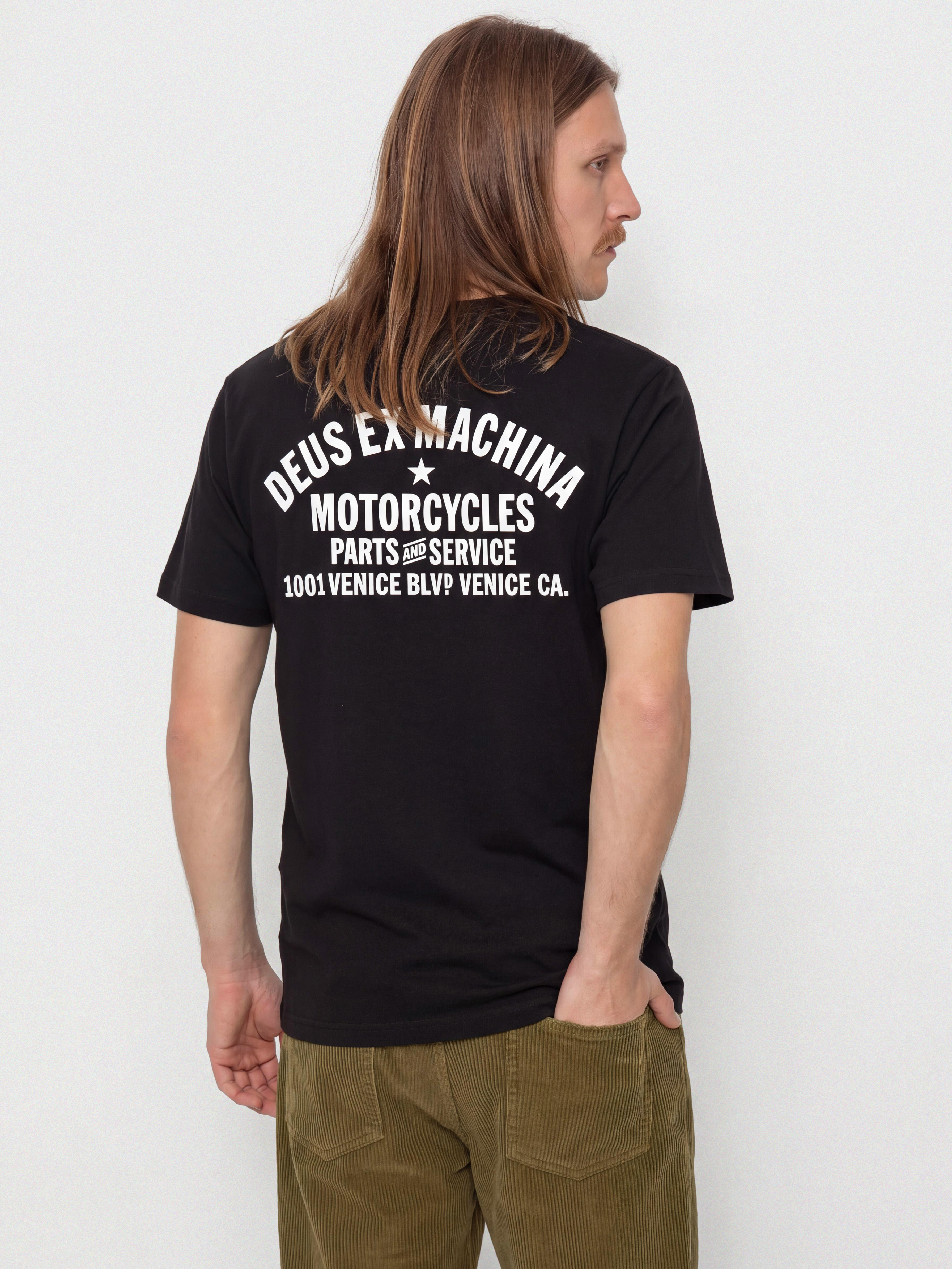 Deus Ex Machina Venice Address T-Shirt (black)