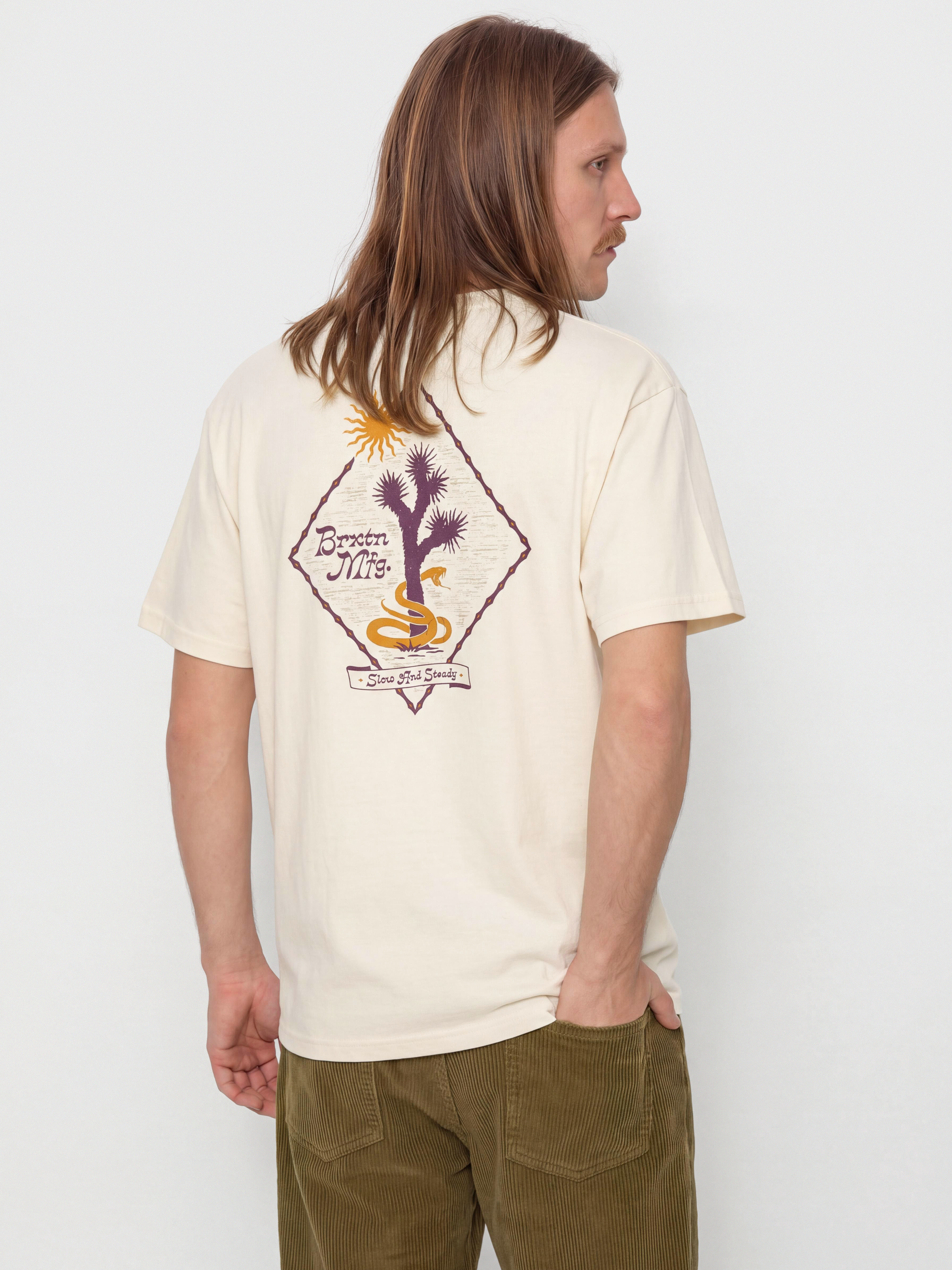 Brixton T-Shirt Steady Stnd (cream)